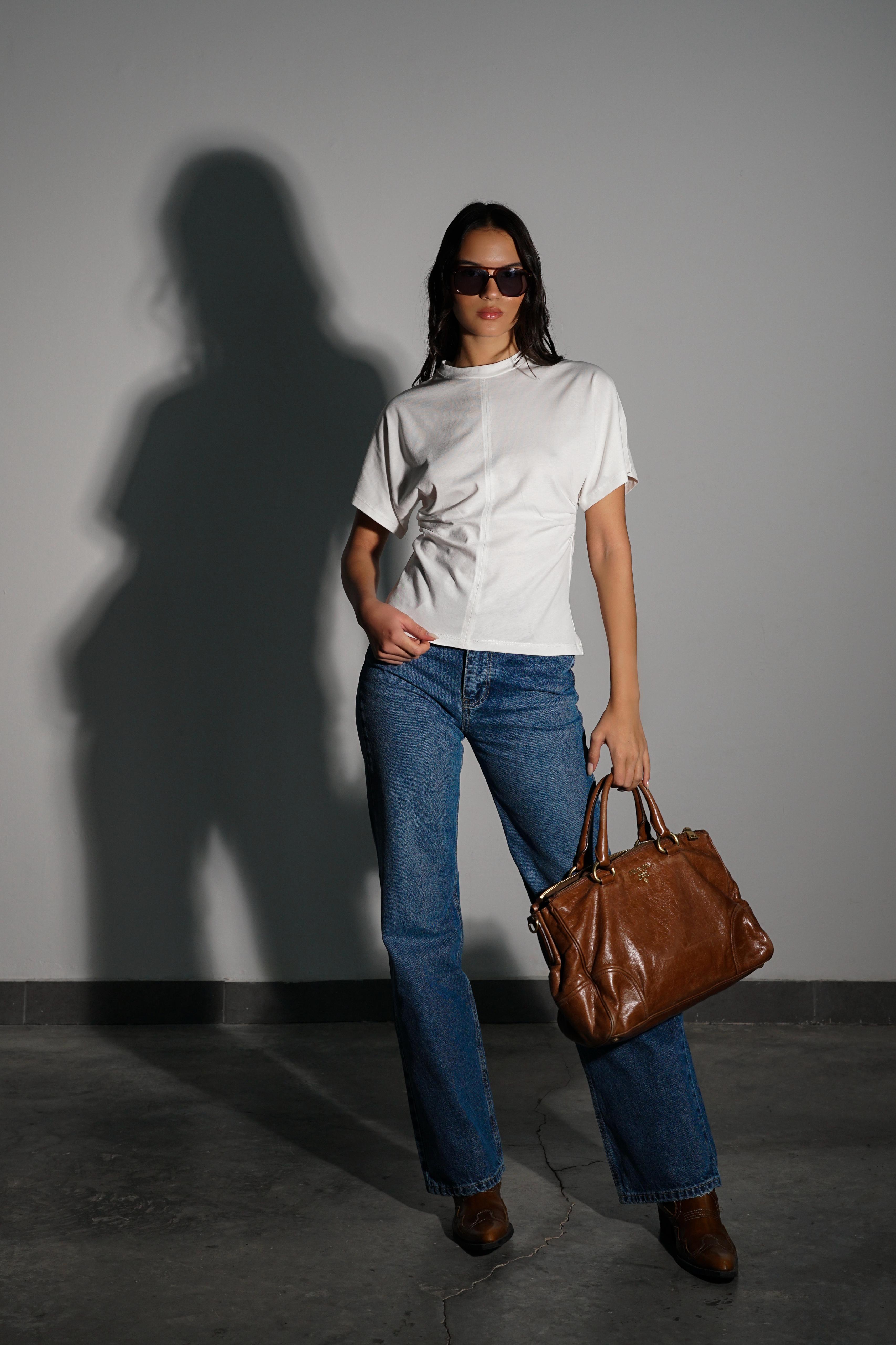 חולצת סייט לבן