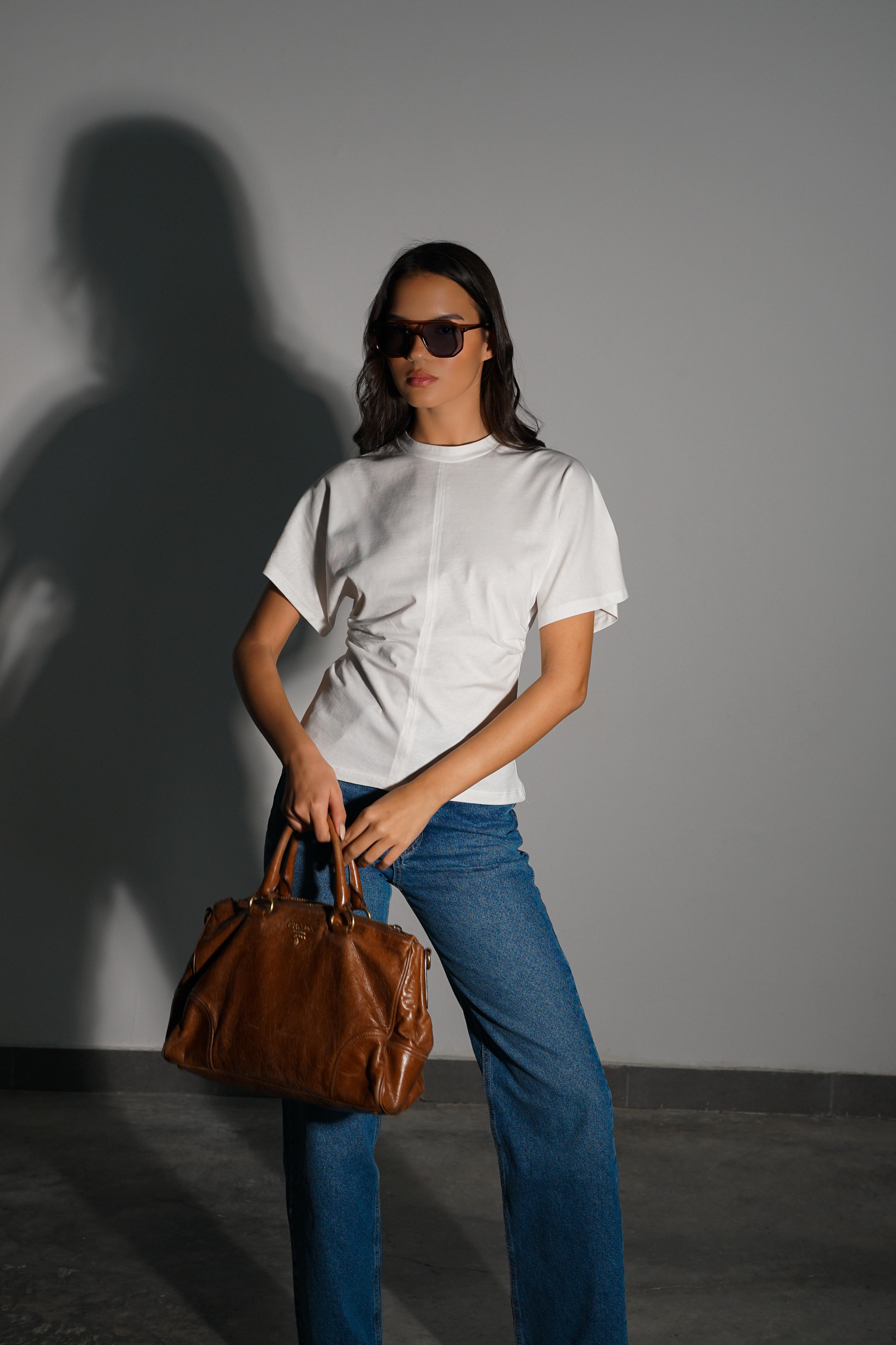 חולצת סייט לבן