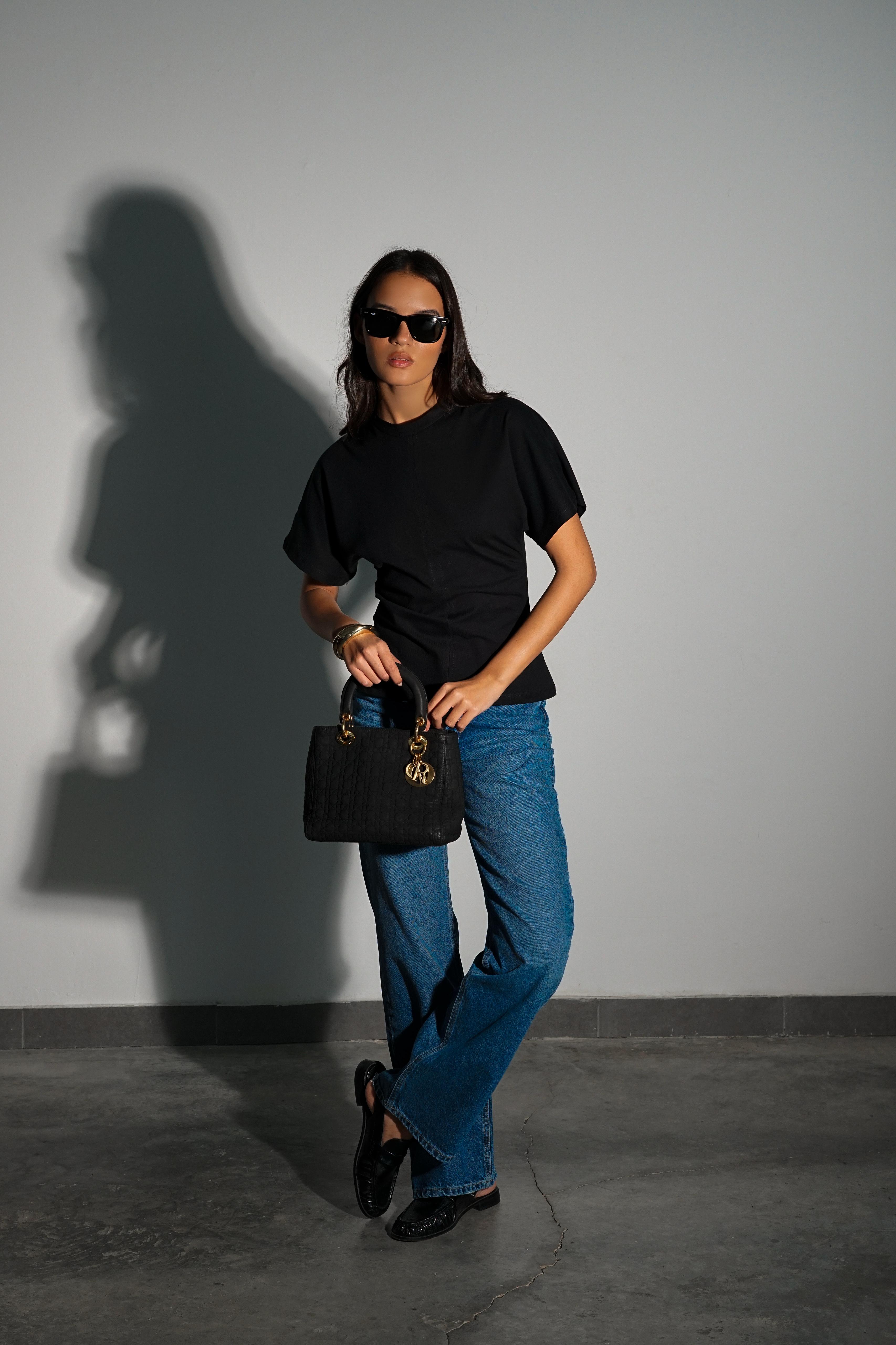 חולצת סייט שחור