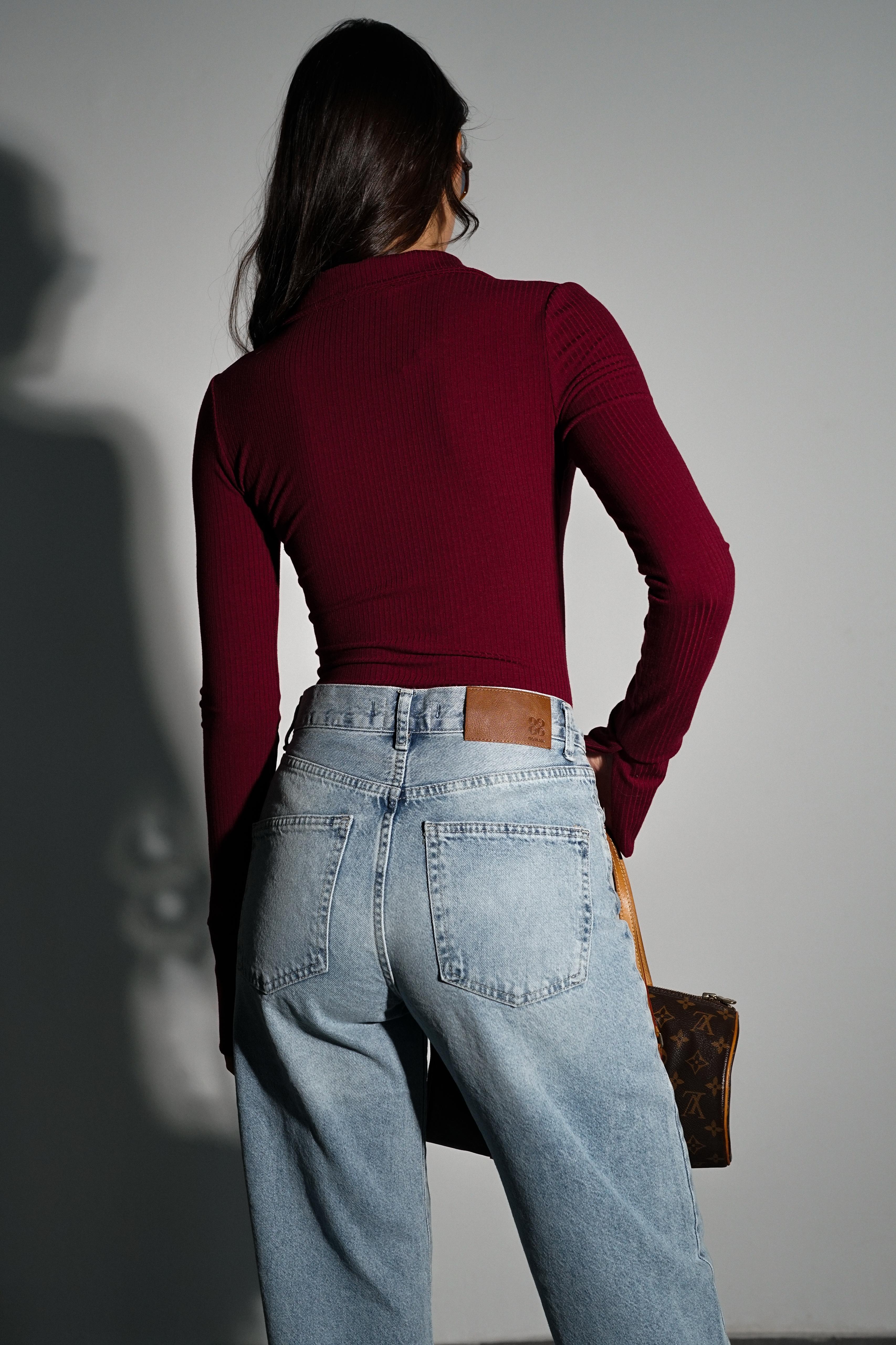 בגד גוף טלייר בורדו