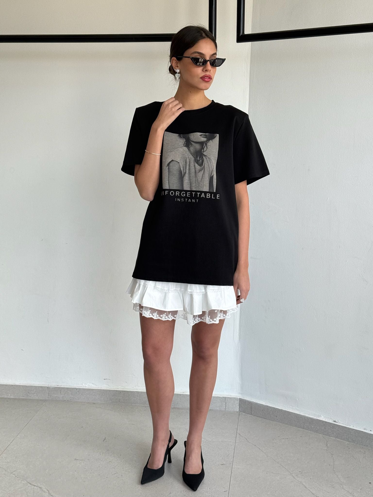 חולצת אבישג שחור