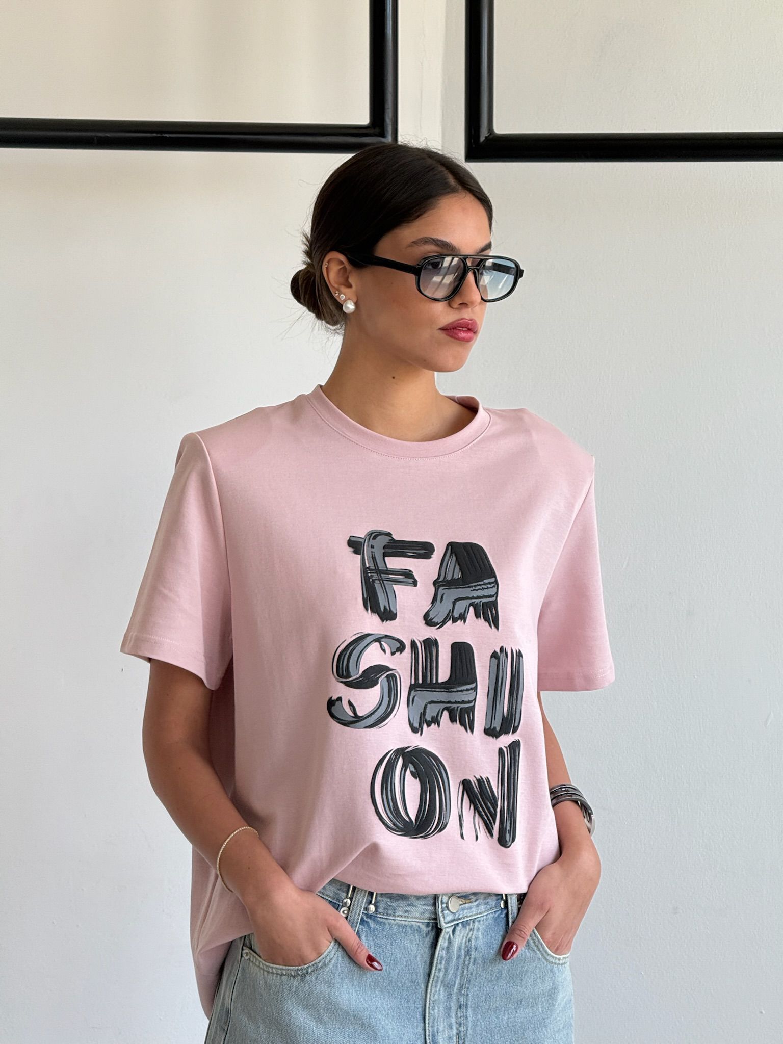 חולצת אדל ורוד