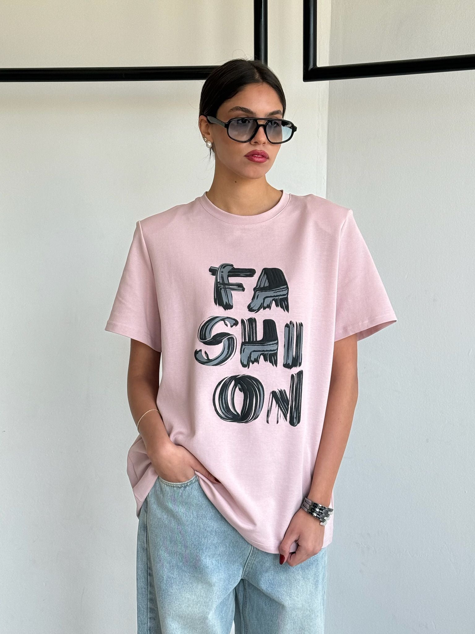 חולצת אדל ורוד