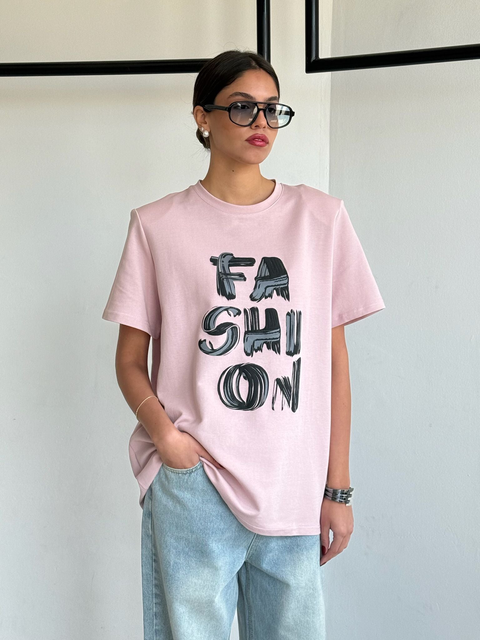 חולצת אדל ורוד