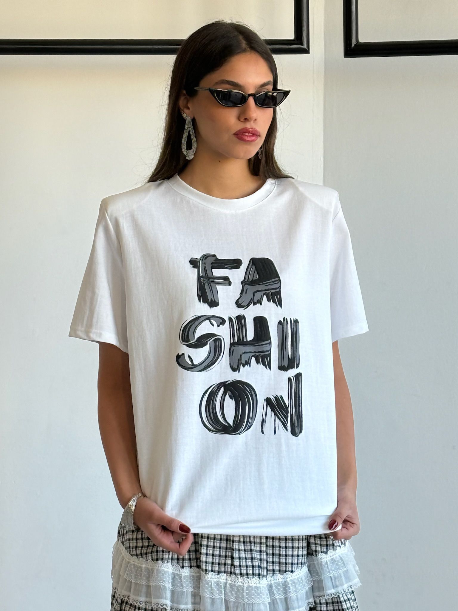 חולצת אדל לבן