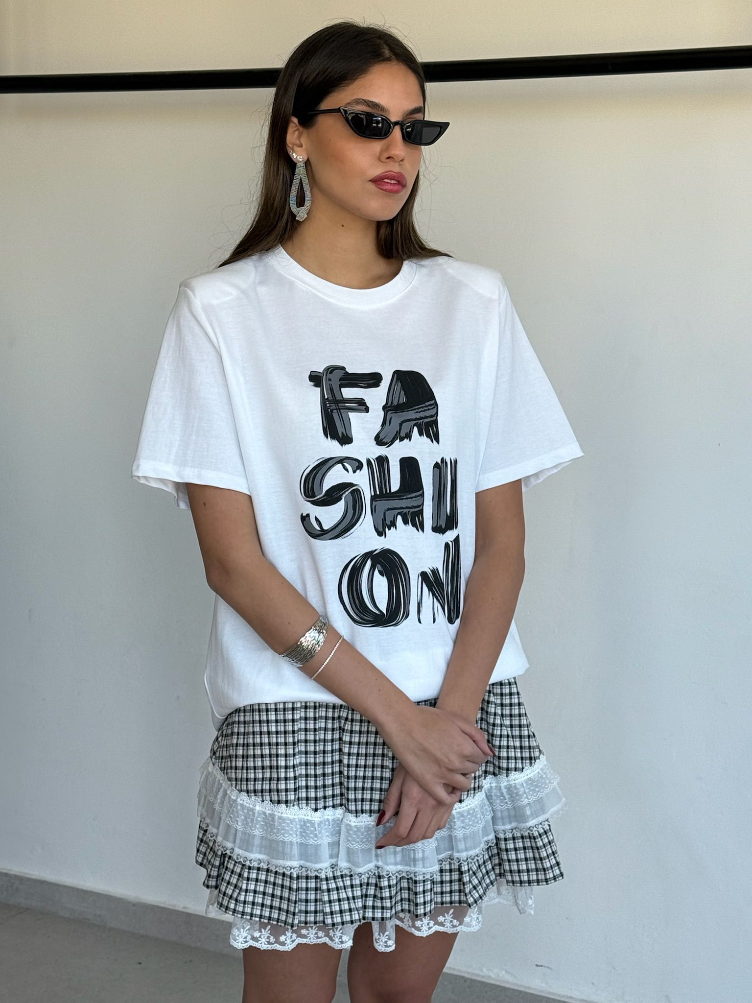 חולצת אדל לבן