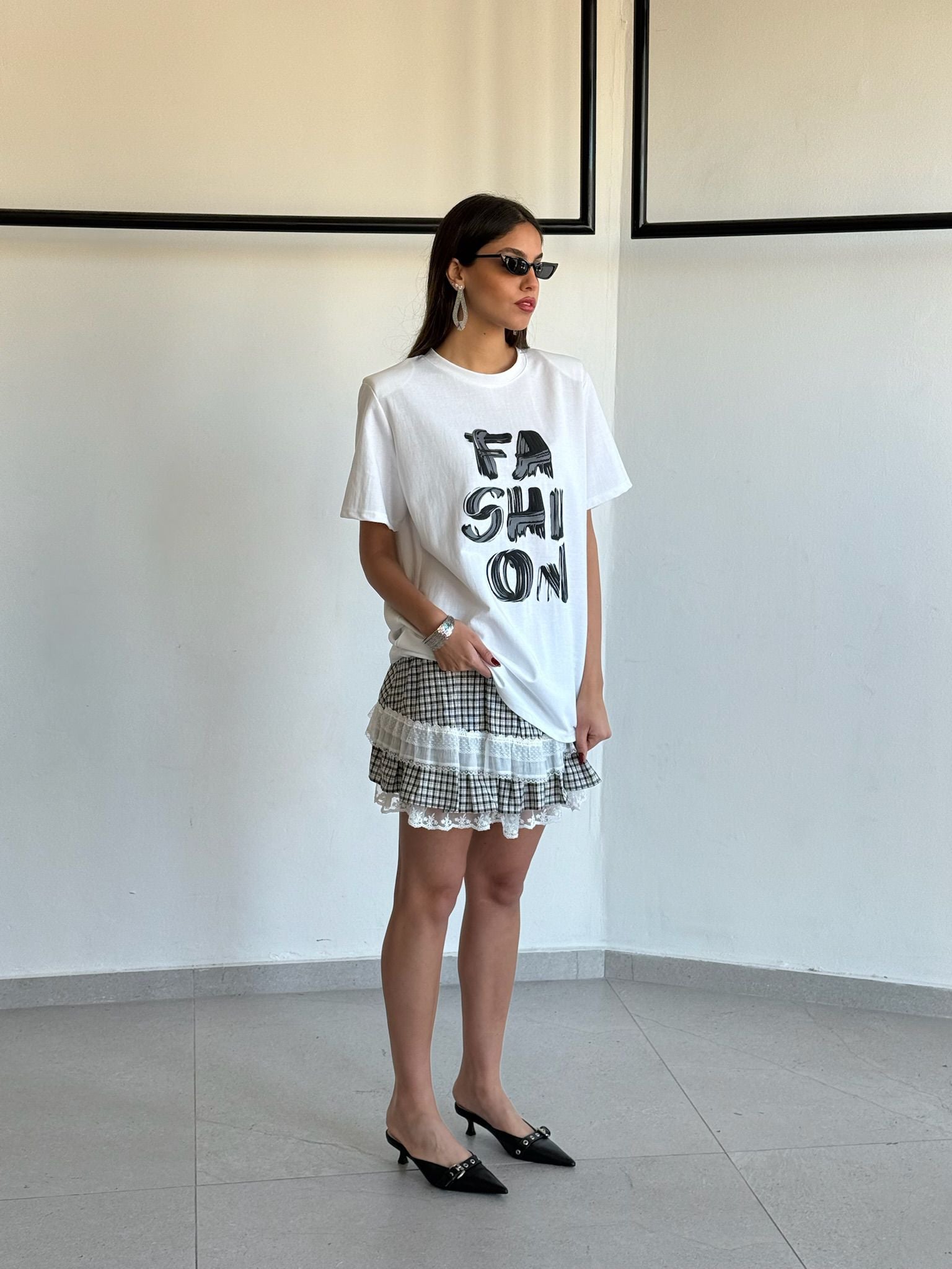 חולצת אדל לבן