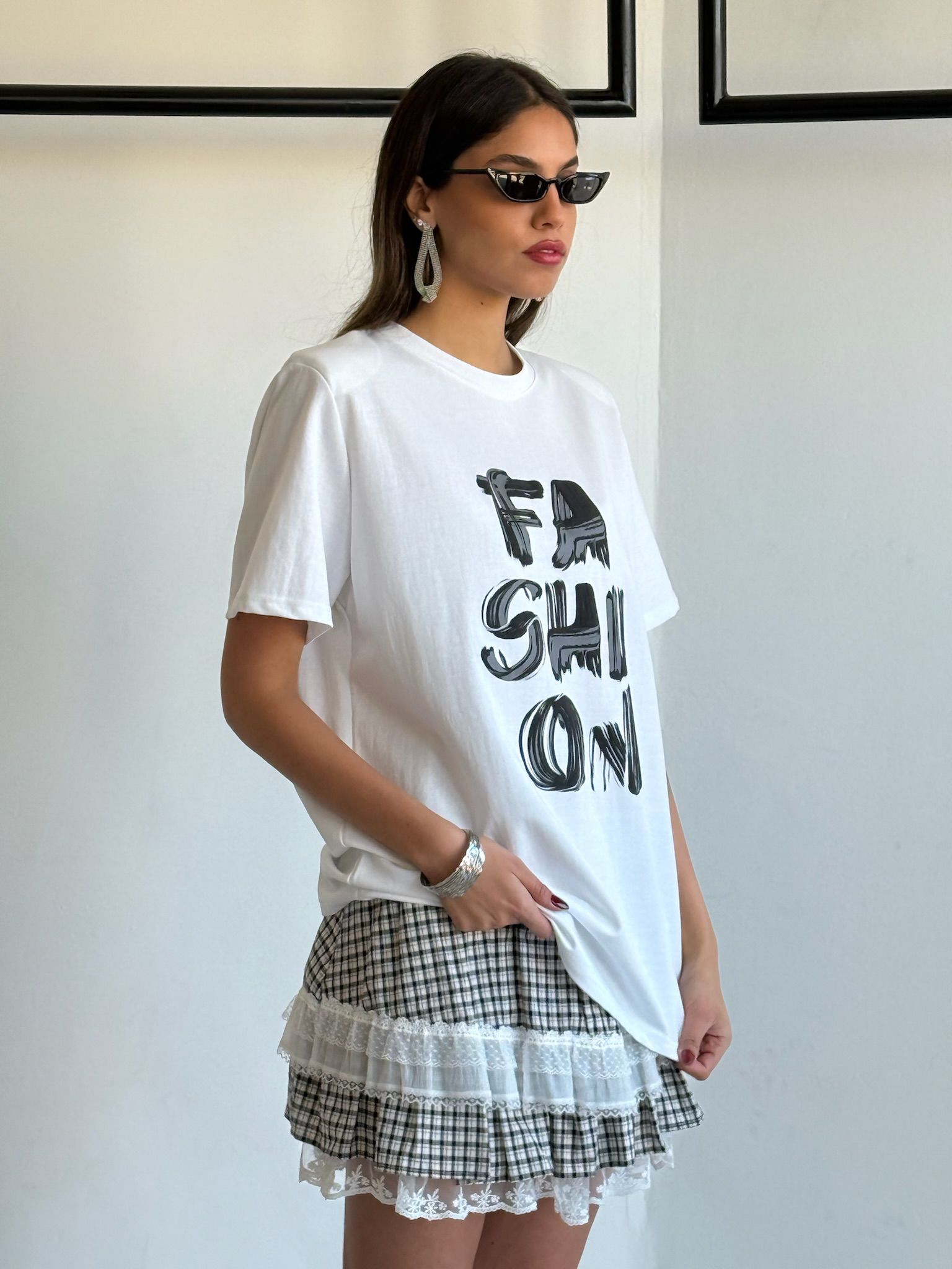 חולצת אדל לבן