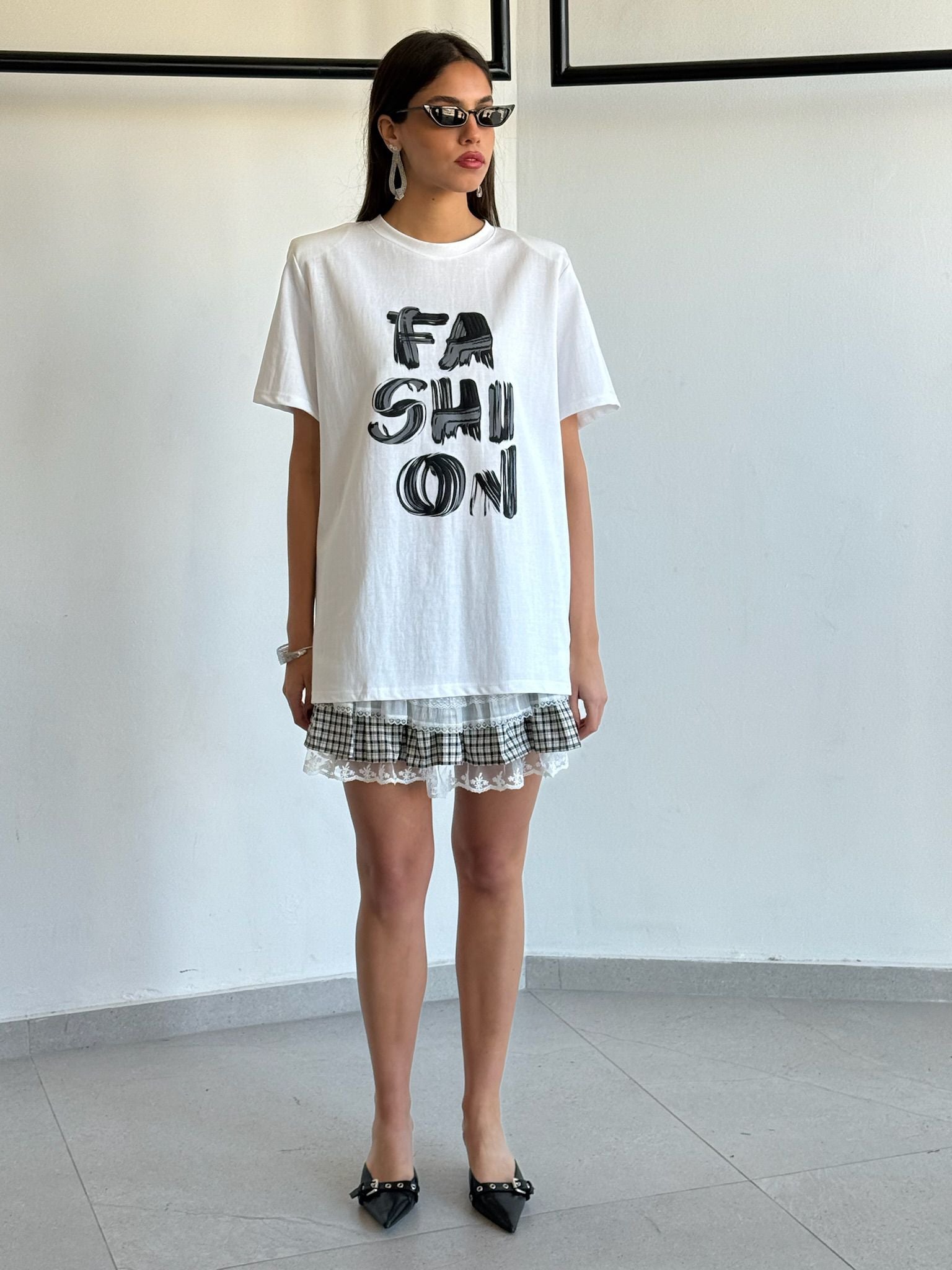 חולצת אדל לבן