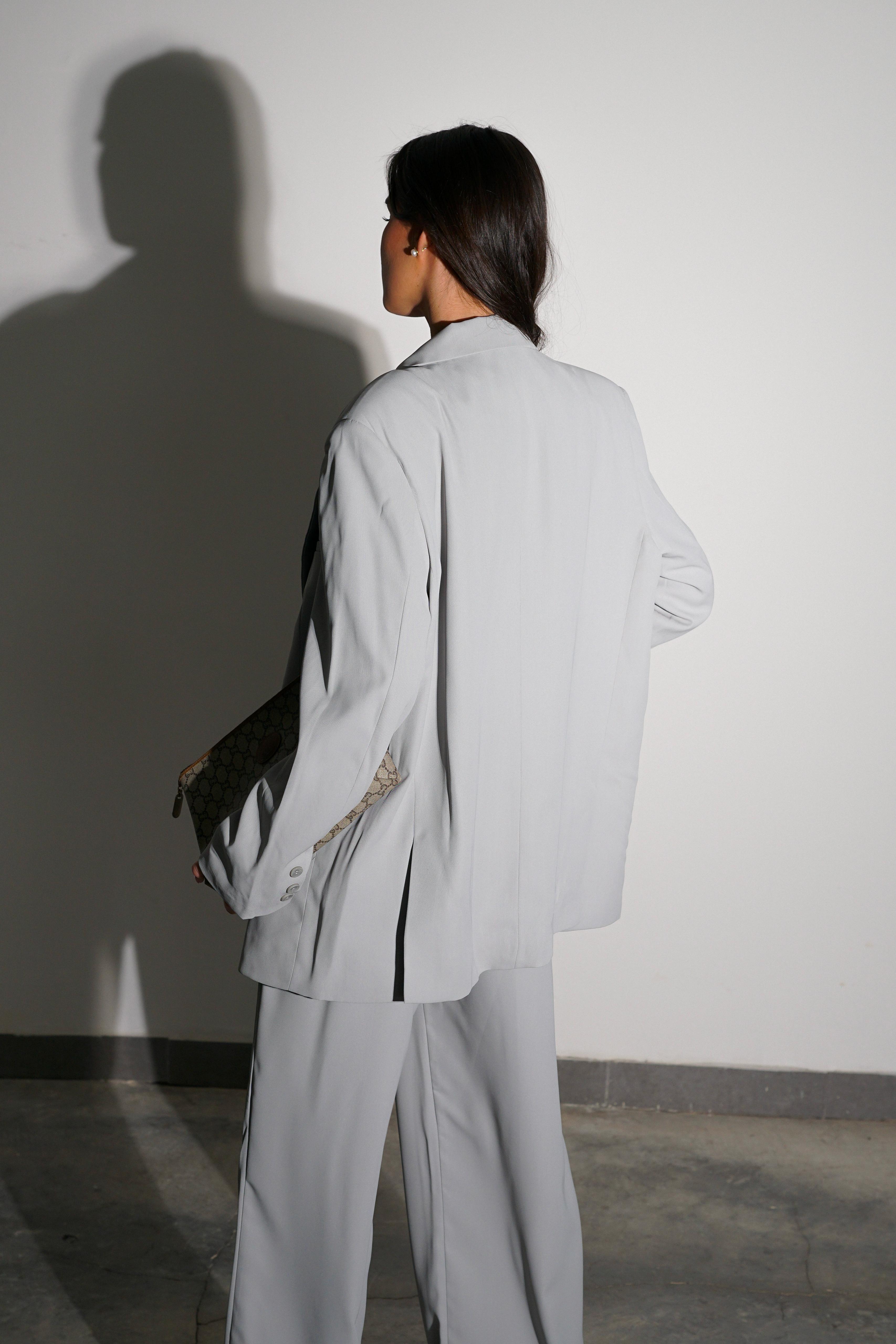 חליפת מיקלה אפור