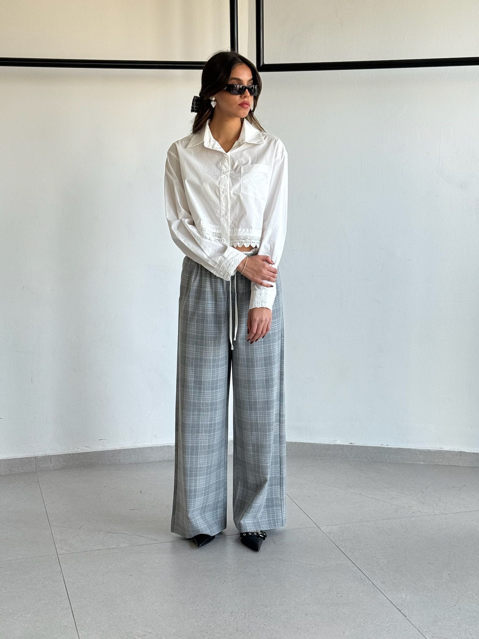 מכנס אימרי אפור