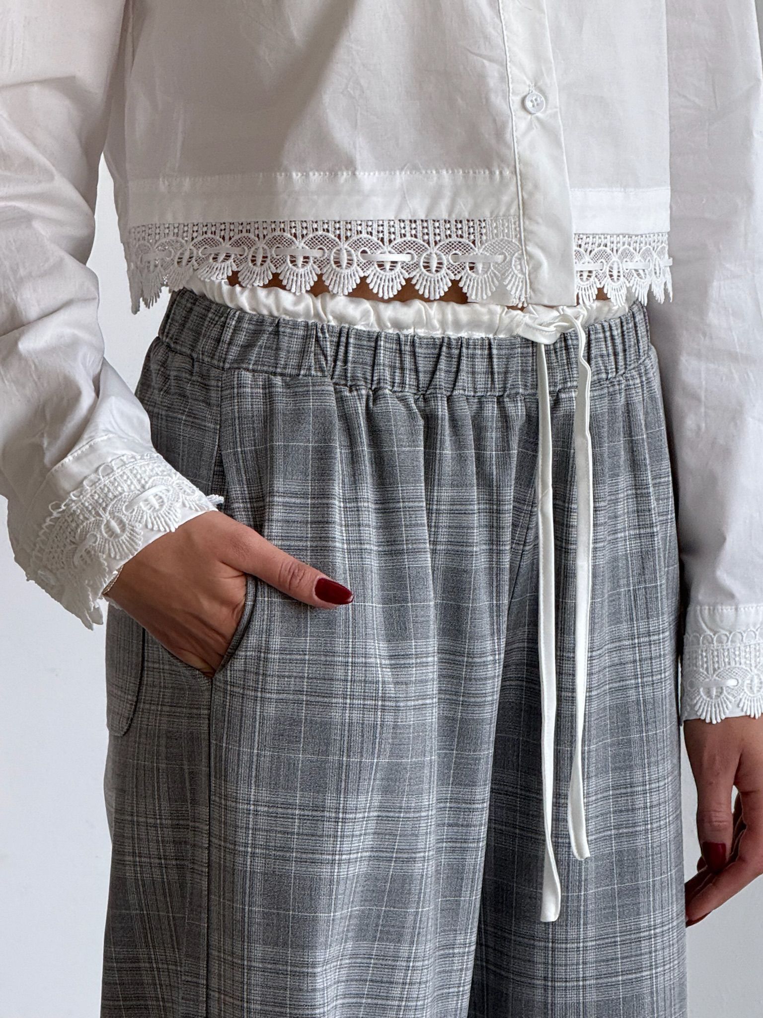 מכנס אימרי אפור