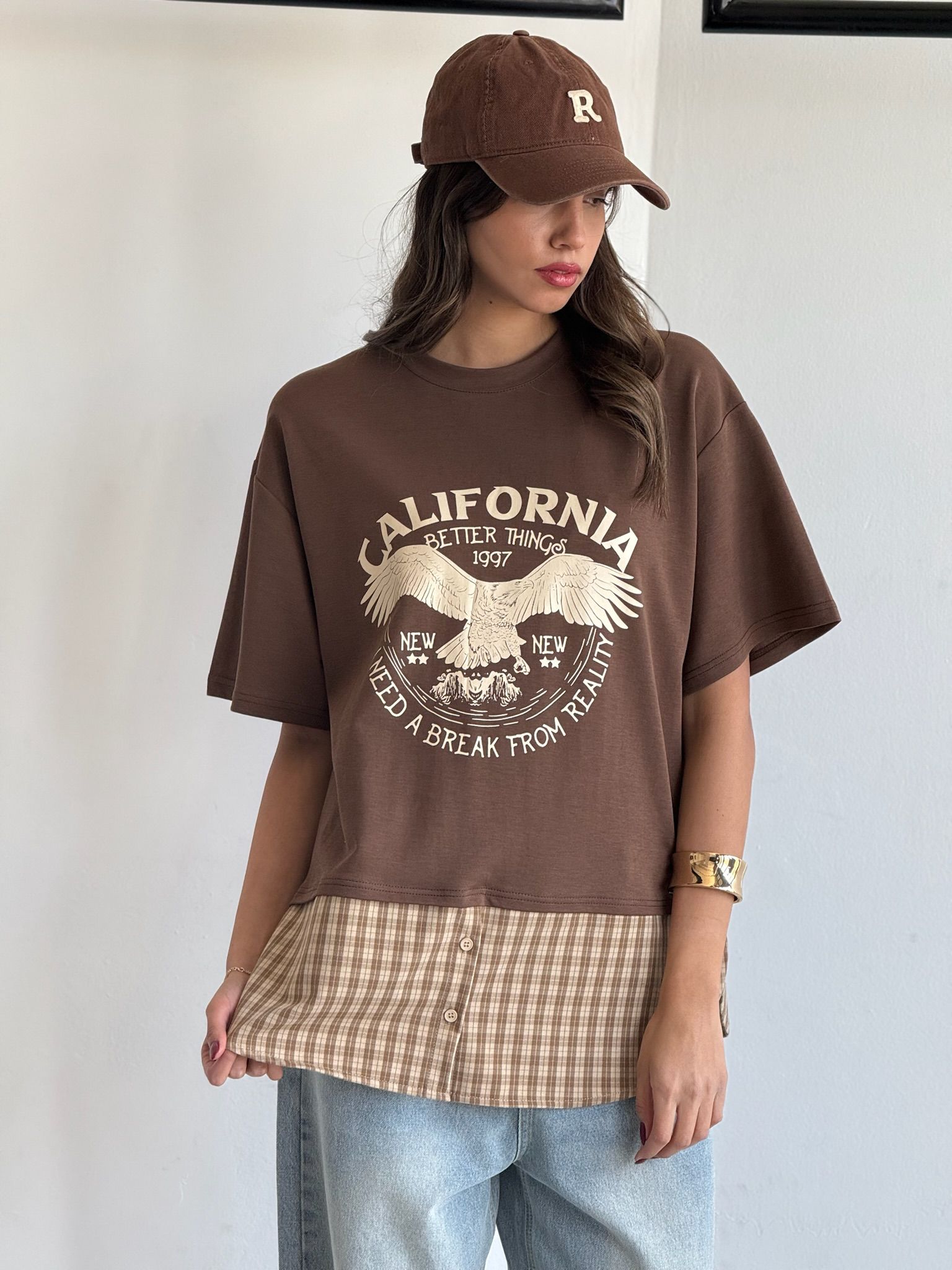 חולצת ליאה חום