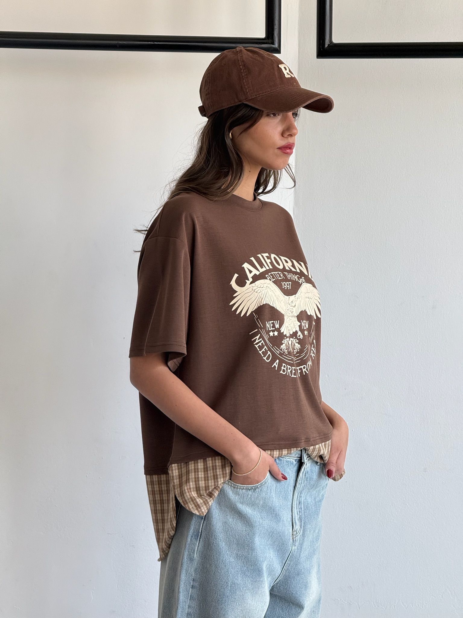 חולצת ליאה חום