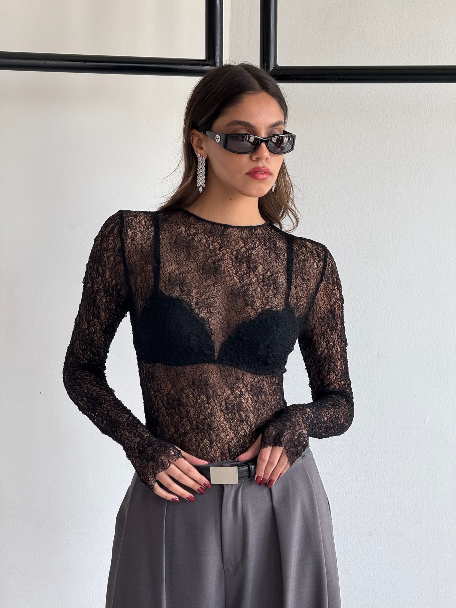 חולצת אליאן שחור