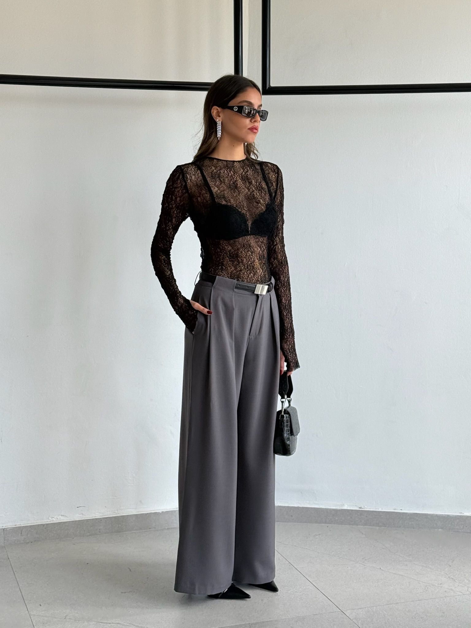 חולצת אליאן שחור