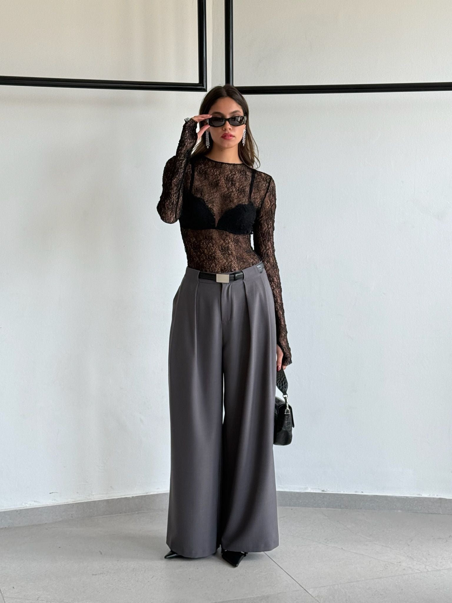 חולצת אליאן שחור