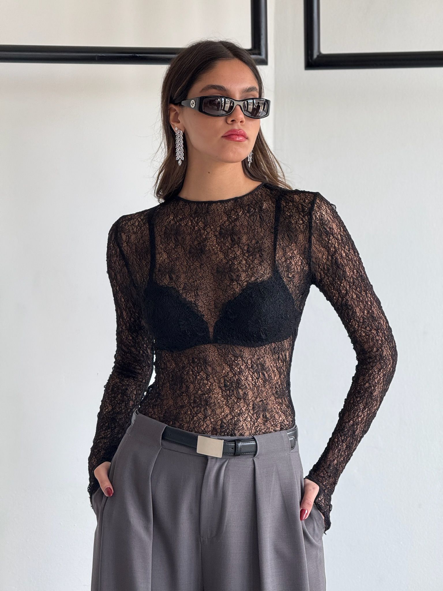 חולצת אליאן שחור