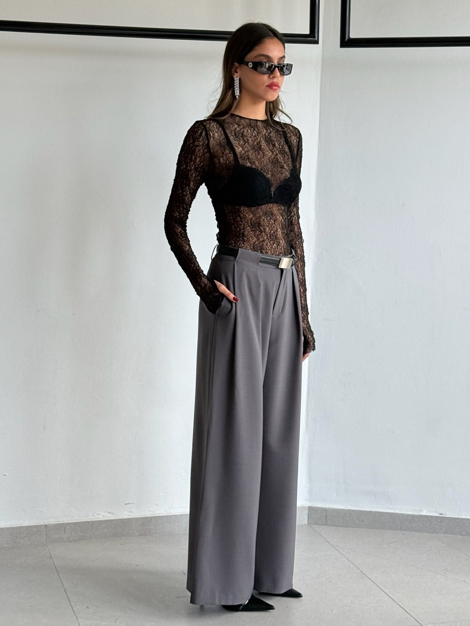 חולצת אליאן שחור