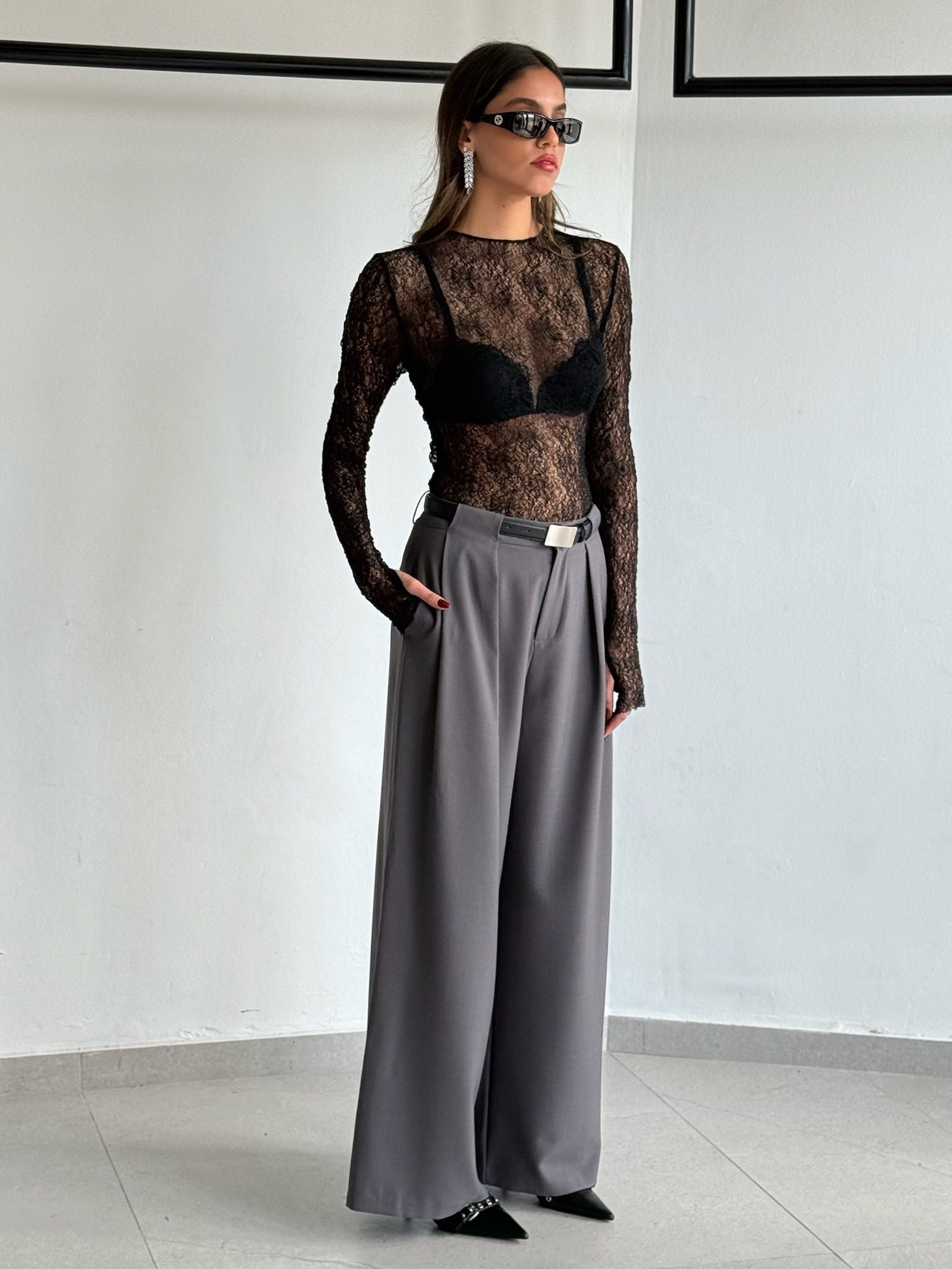 חולצת אליאן שחור