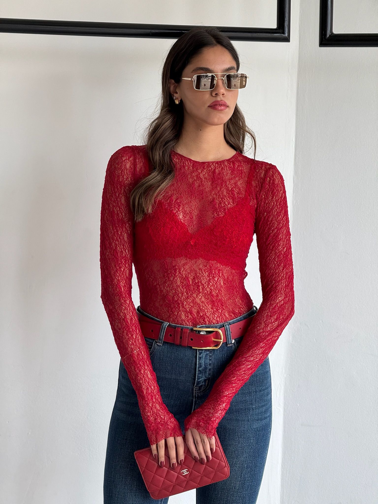 חולצת אליאן אדום