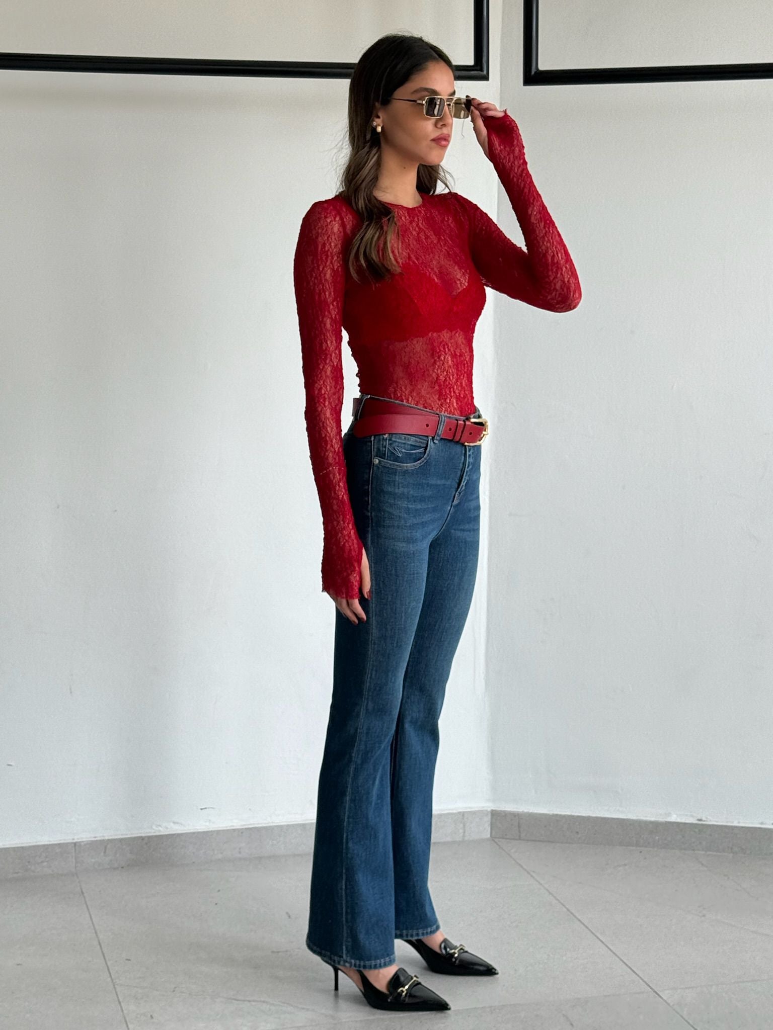 חולצת אליאן אדום