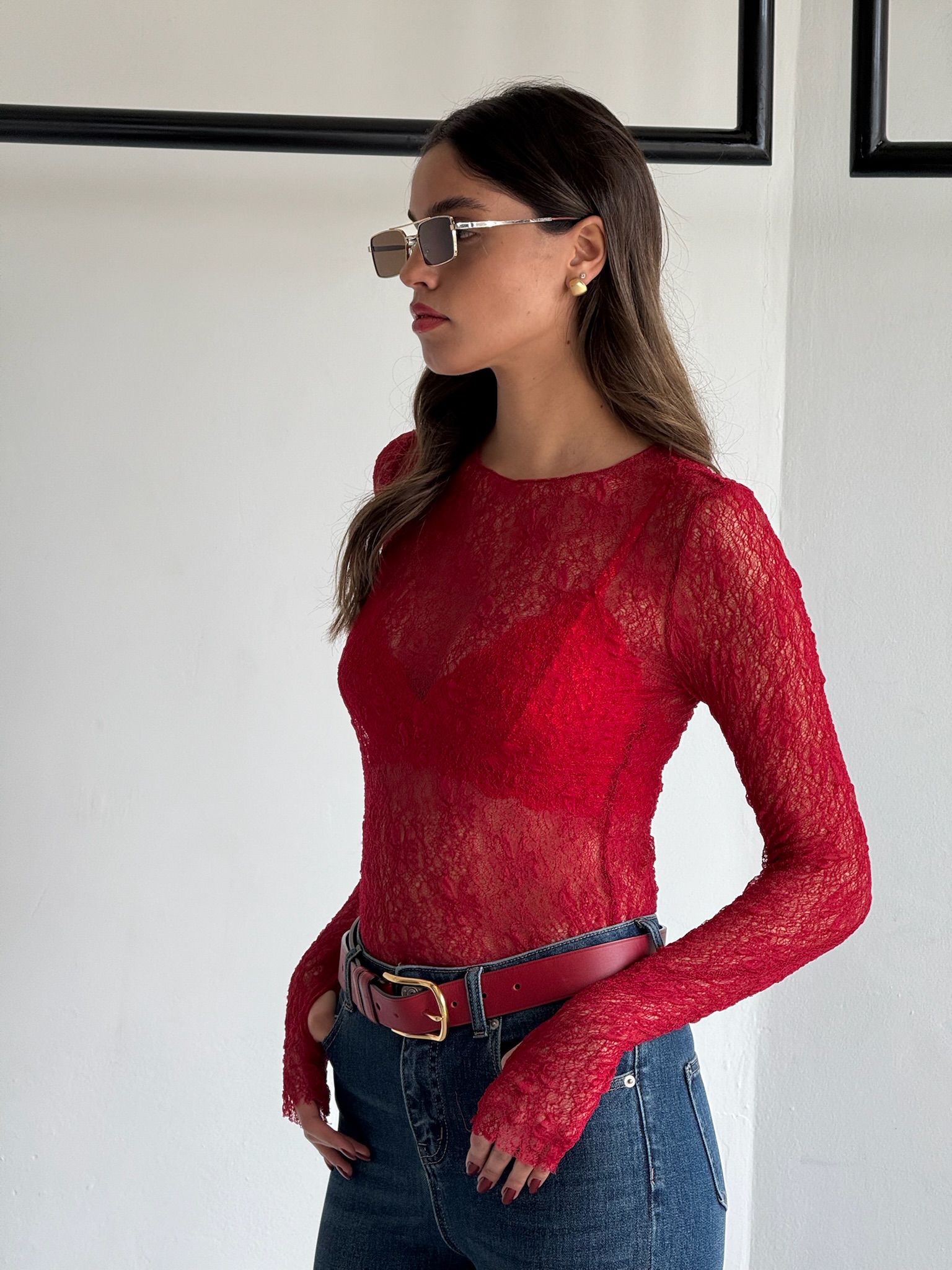 חולצת אליאן אדום