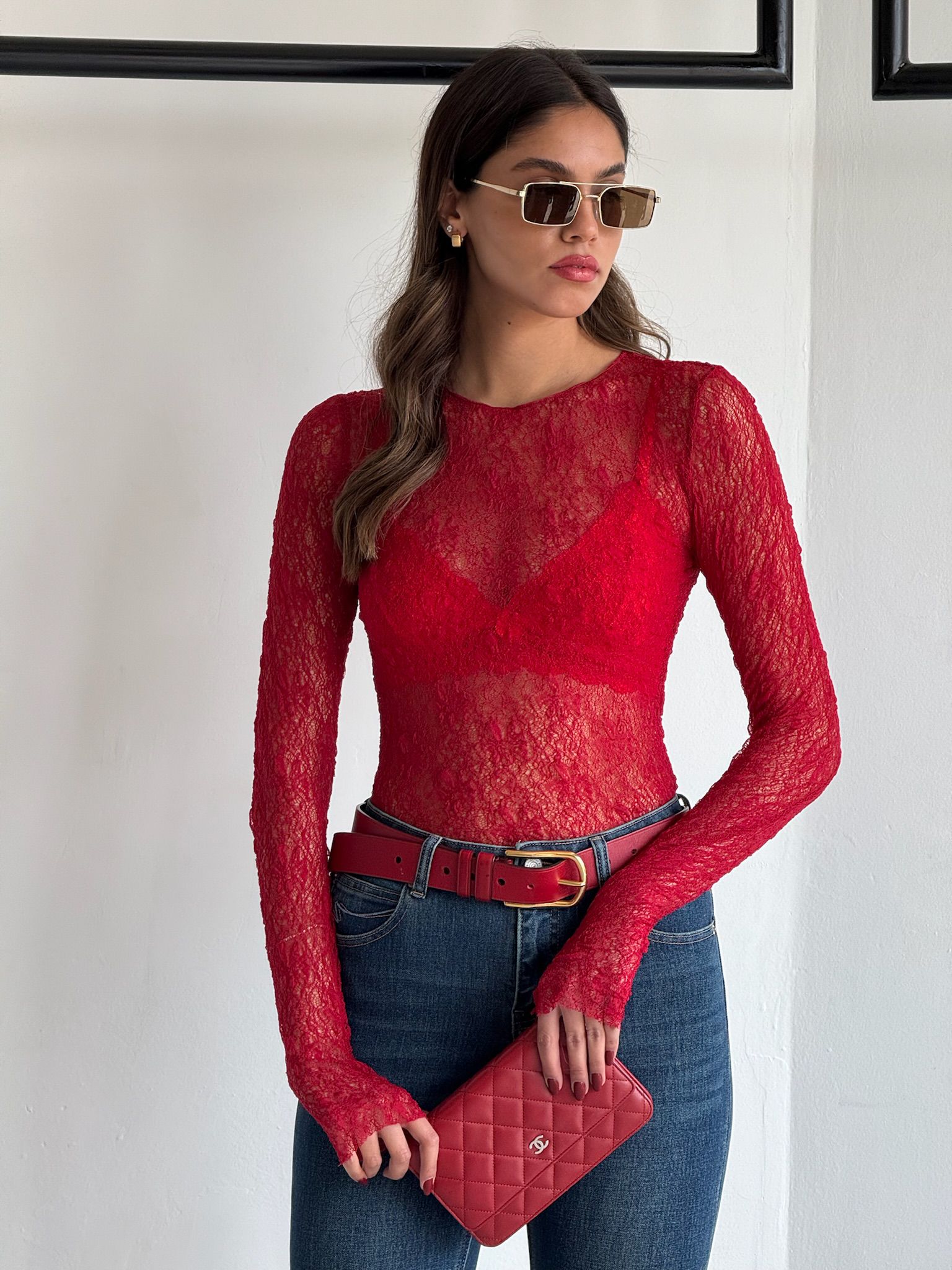 חולצת אליאן אדום