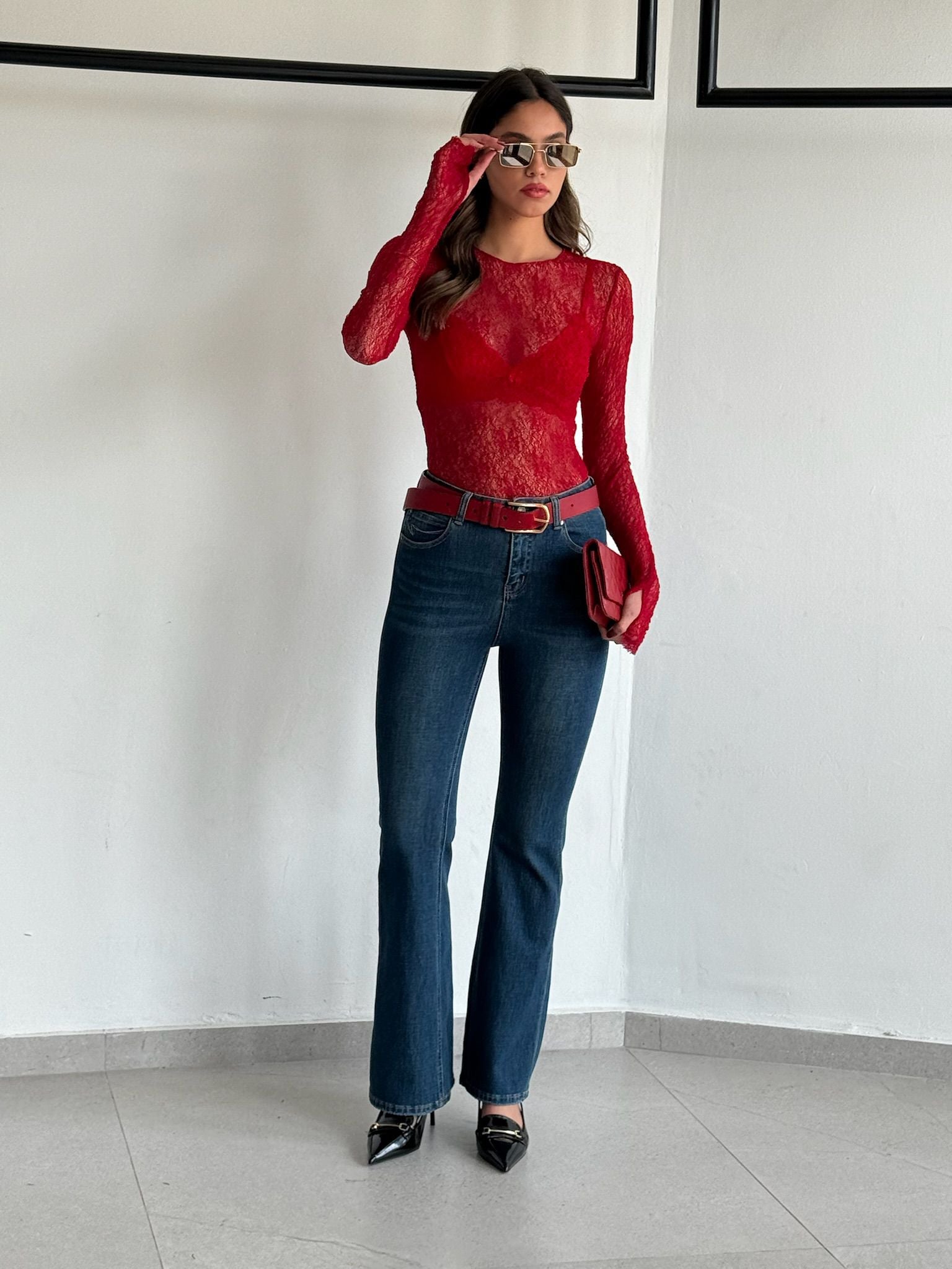 חולצת אליאן אדום