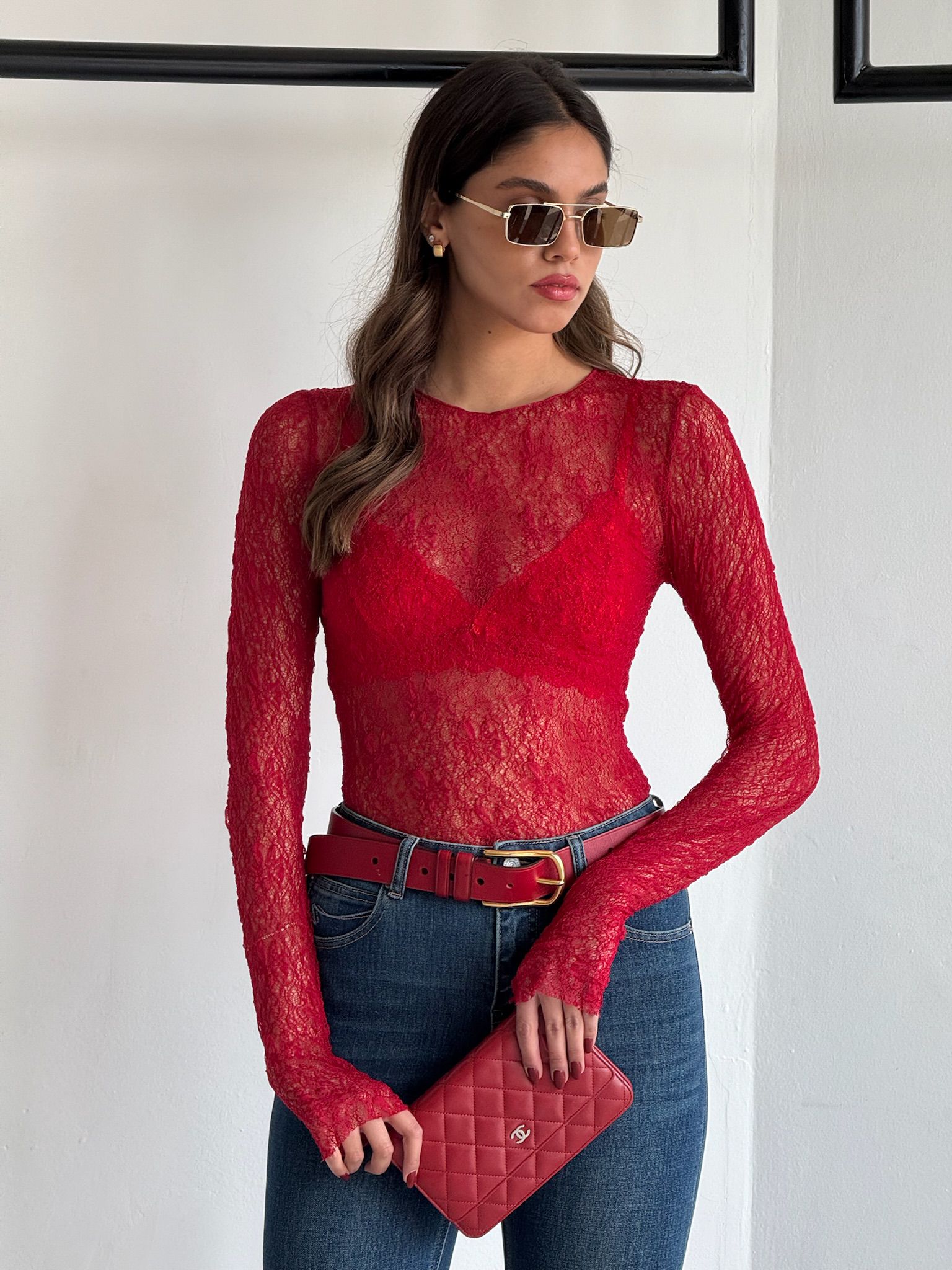 חולצת אליאן אדום