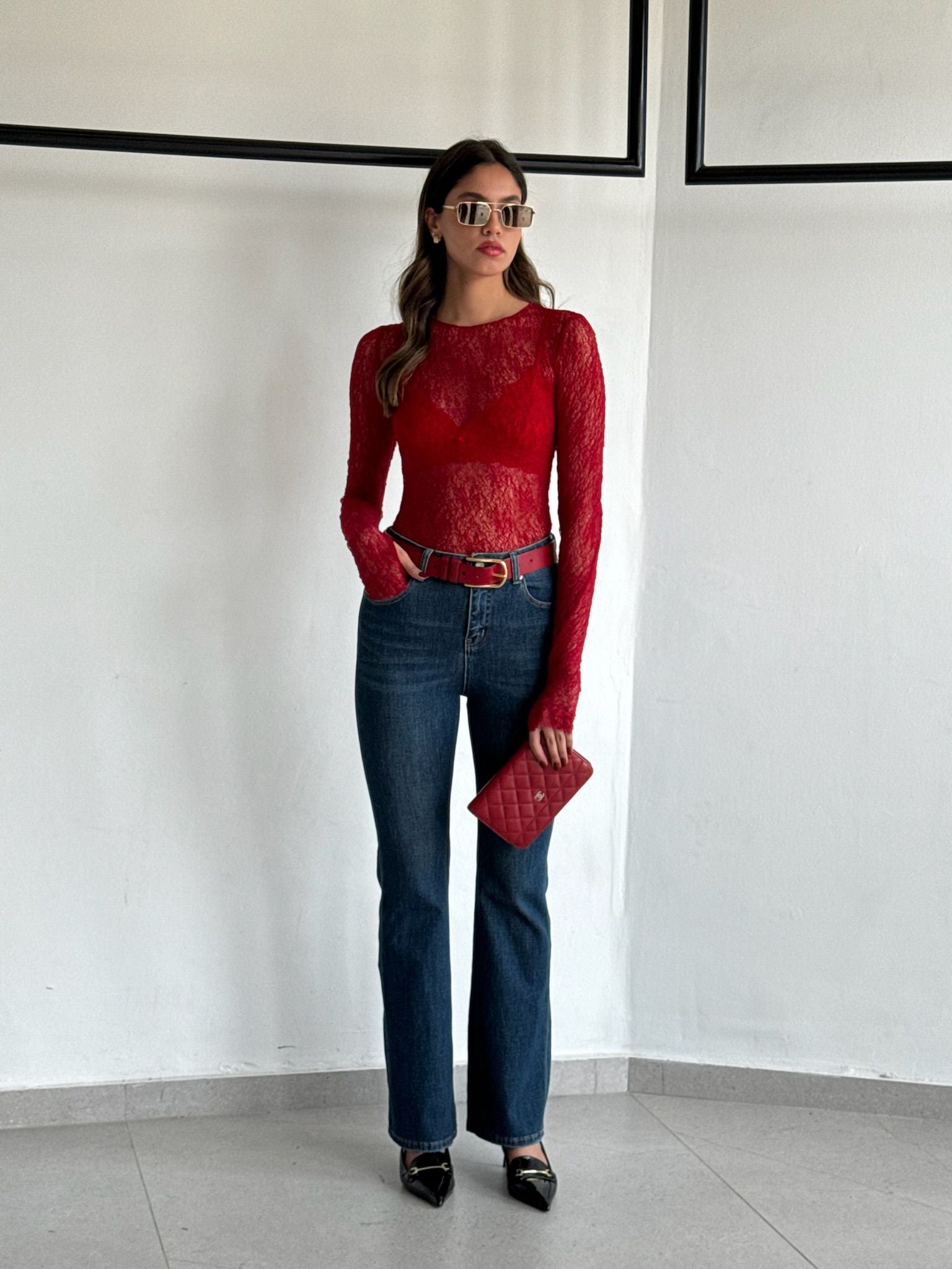 חולצת אליאן אדום