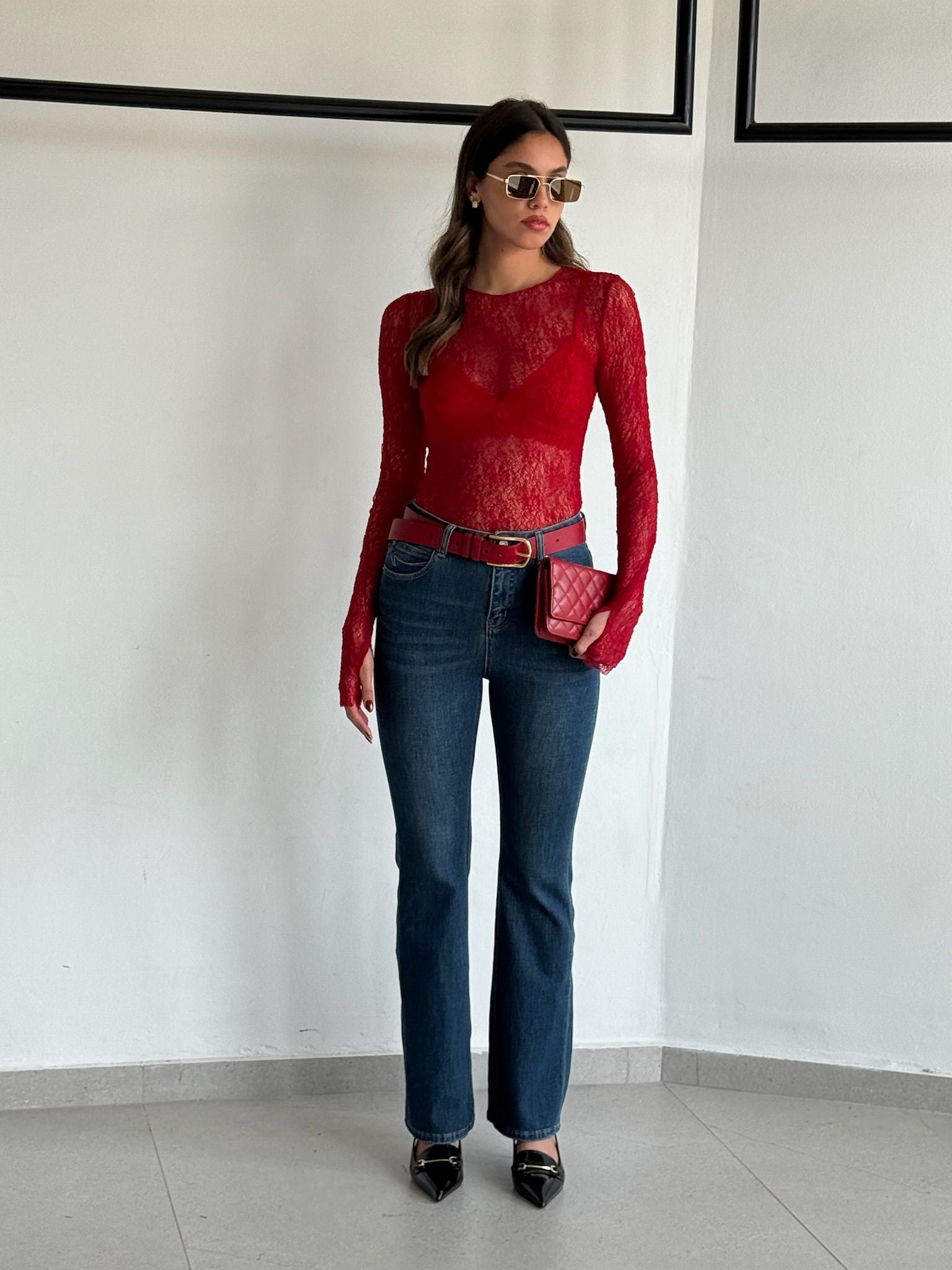 חולצת אליאן אדום