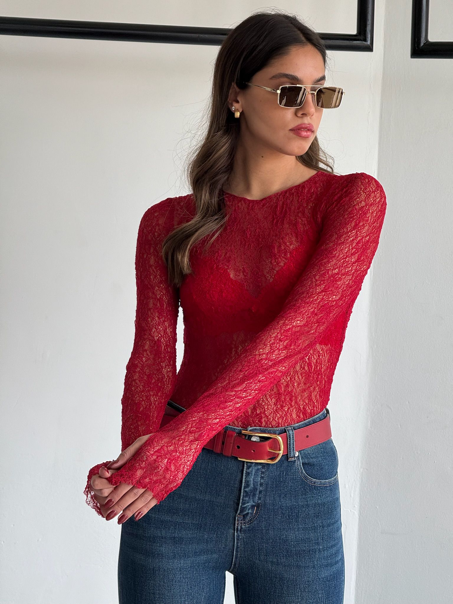 חולצת אליאן אדום