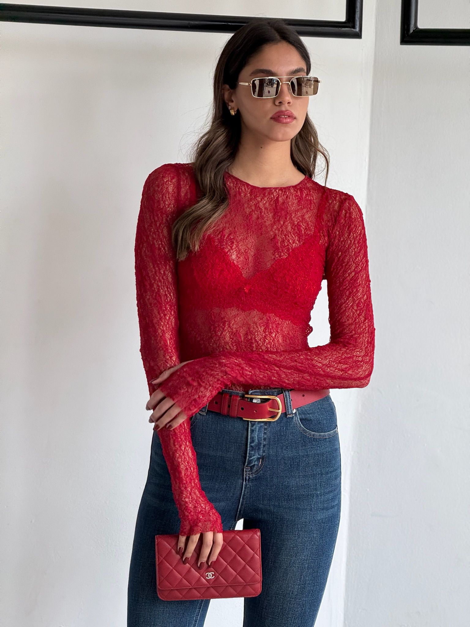 חולצת אליאן אדום