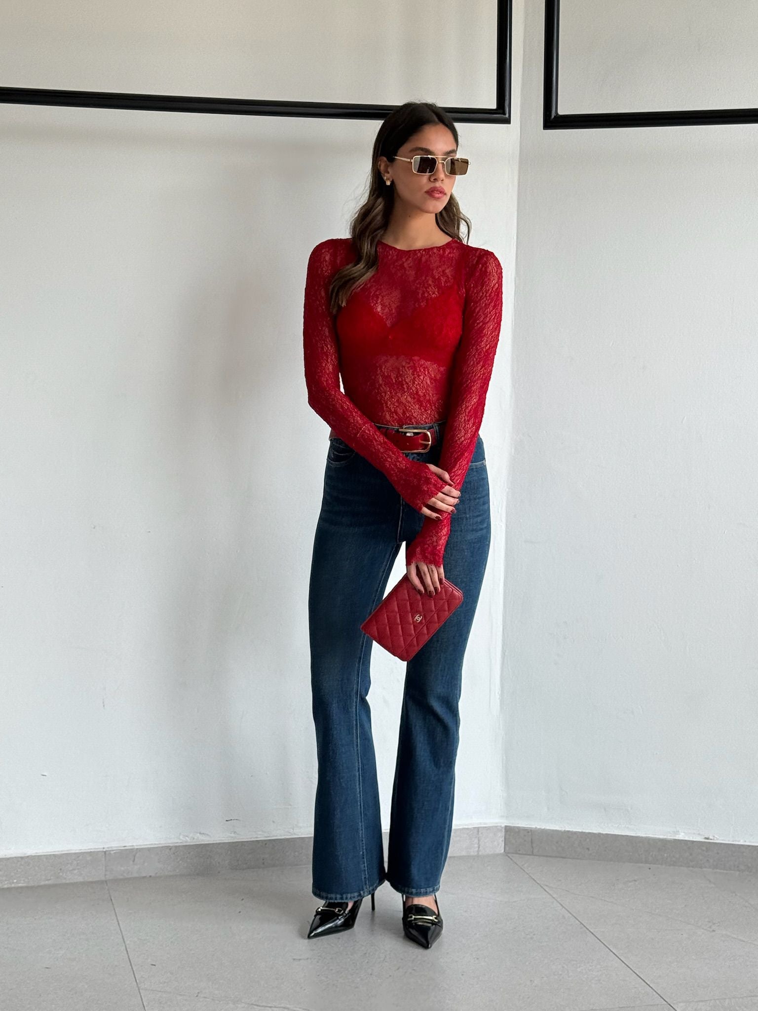 חולצת אליאן אדום