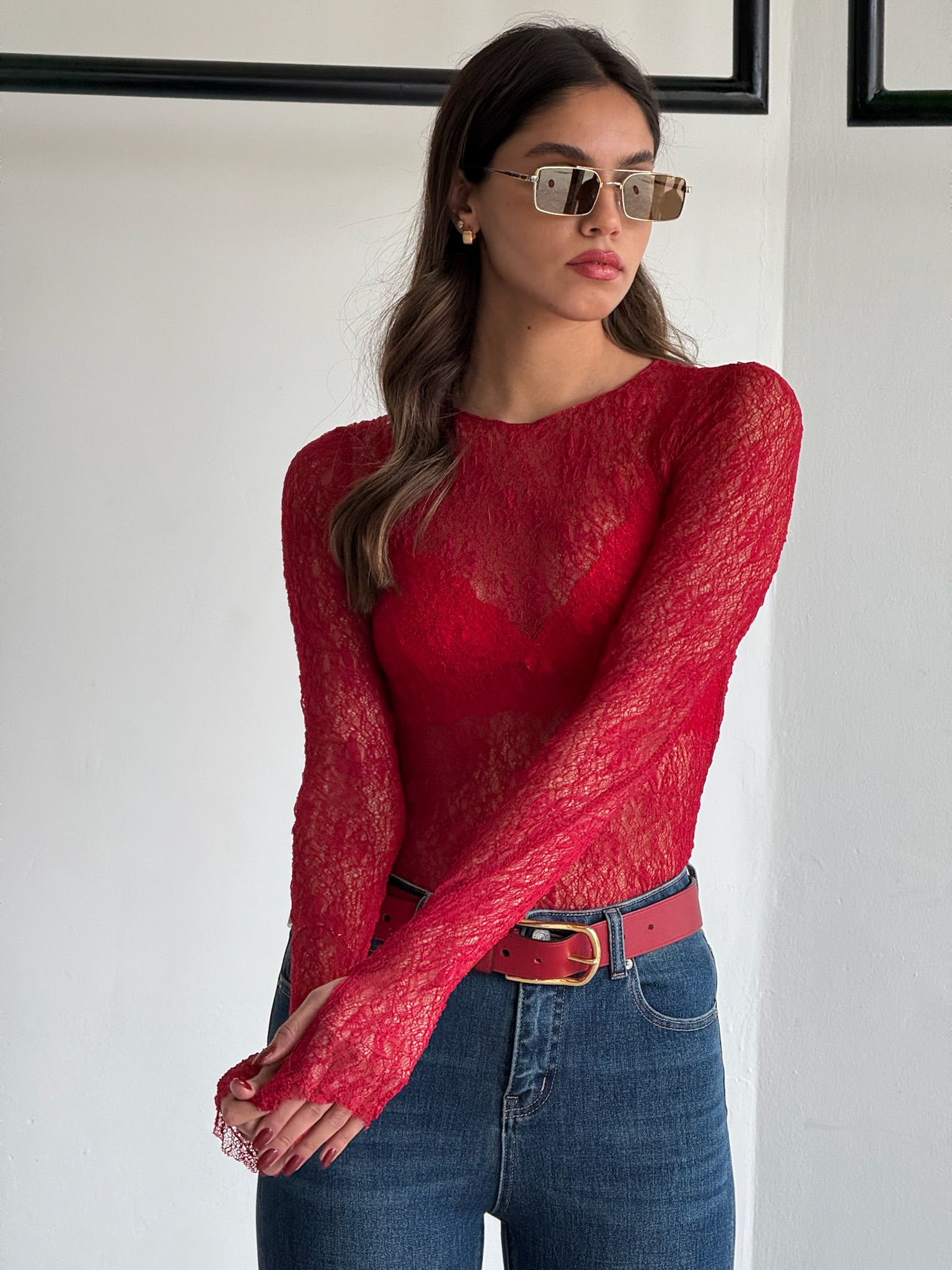 חולצת אליאן אדום