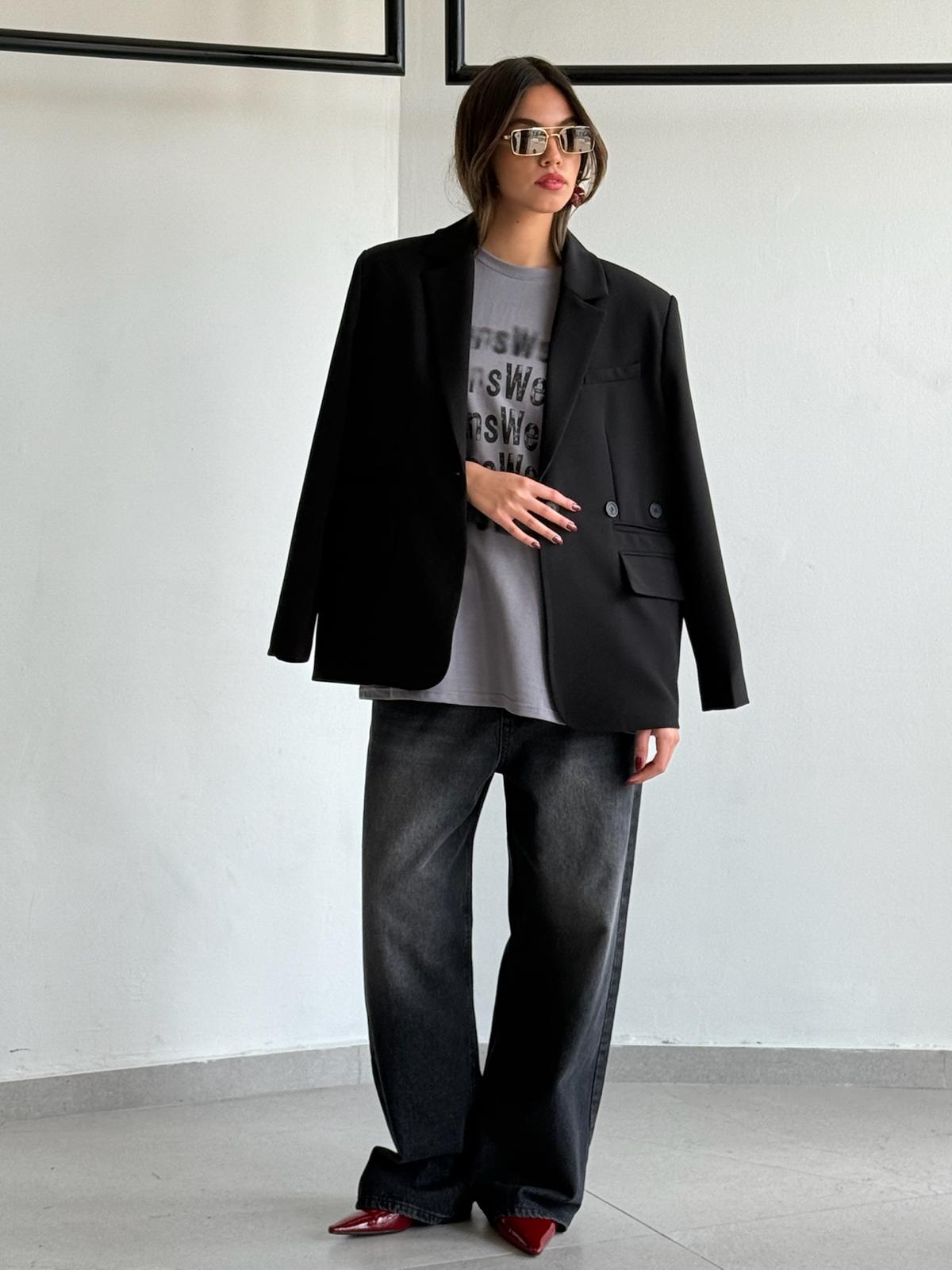 חולצת אמור אפור