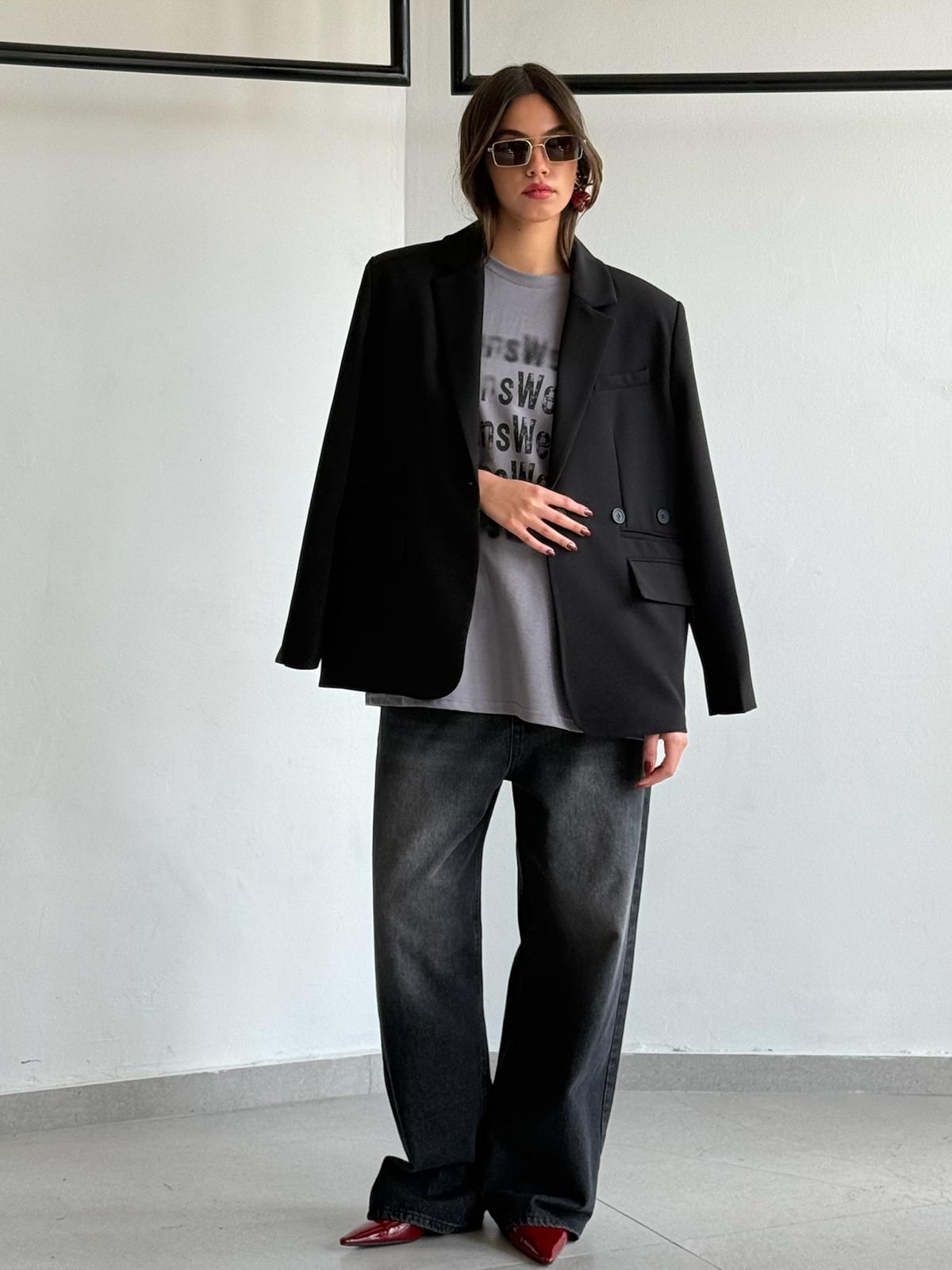 חולצת אמור אפור