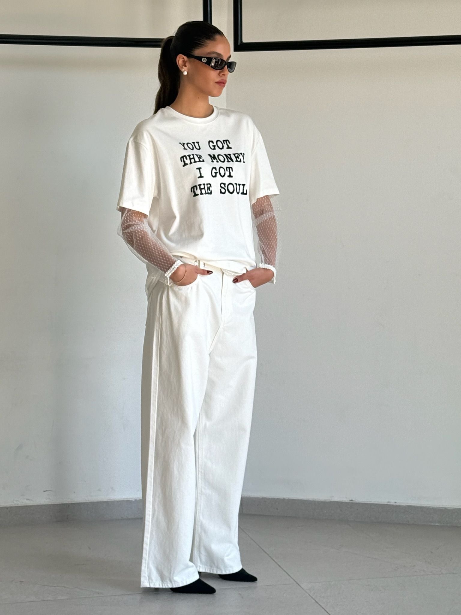 חולצת אולי לבן