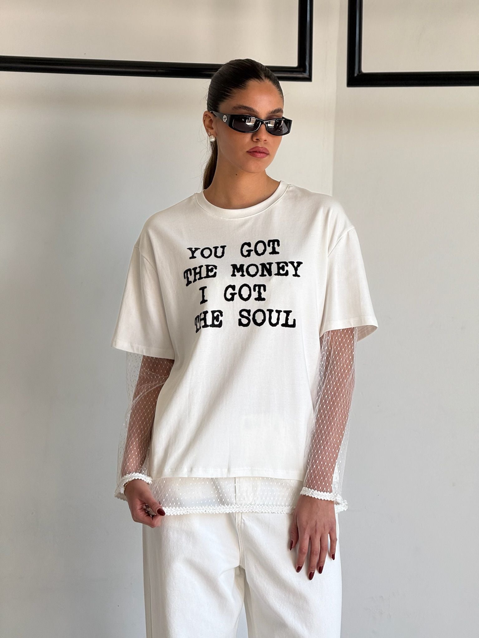 חולצת אולי לבן