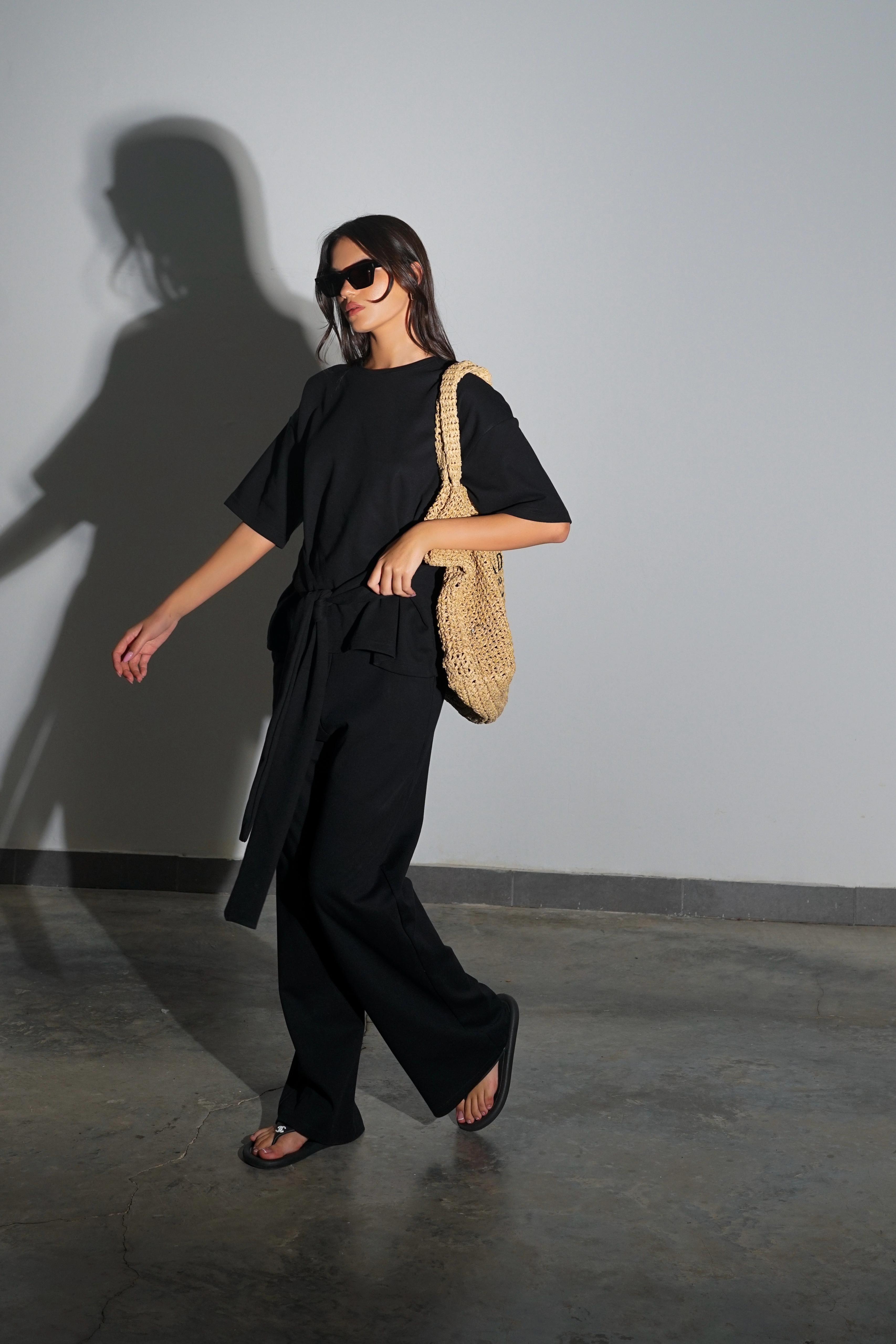 חליפת קלרה שחור