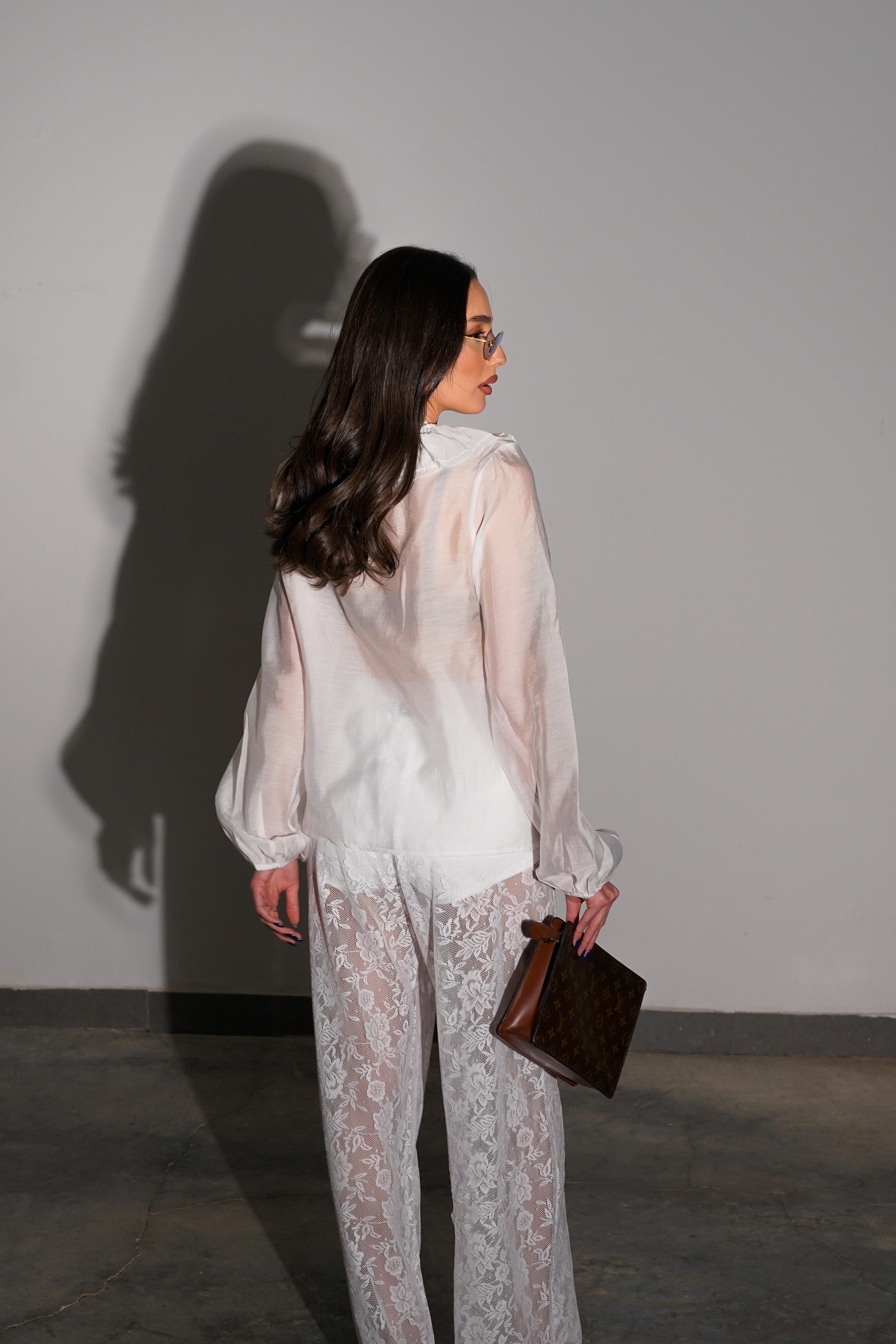 חולצת לילו לבן