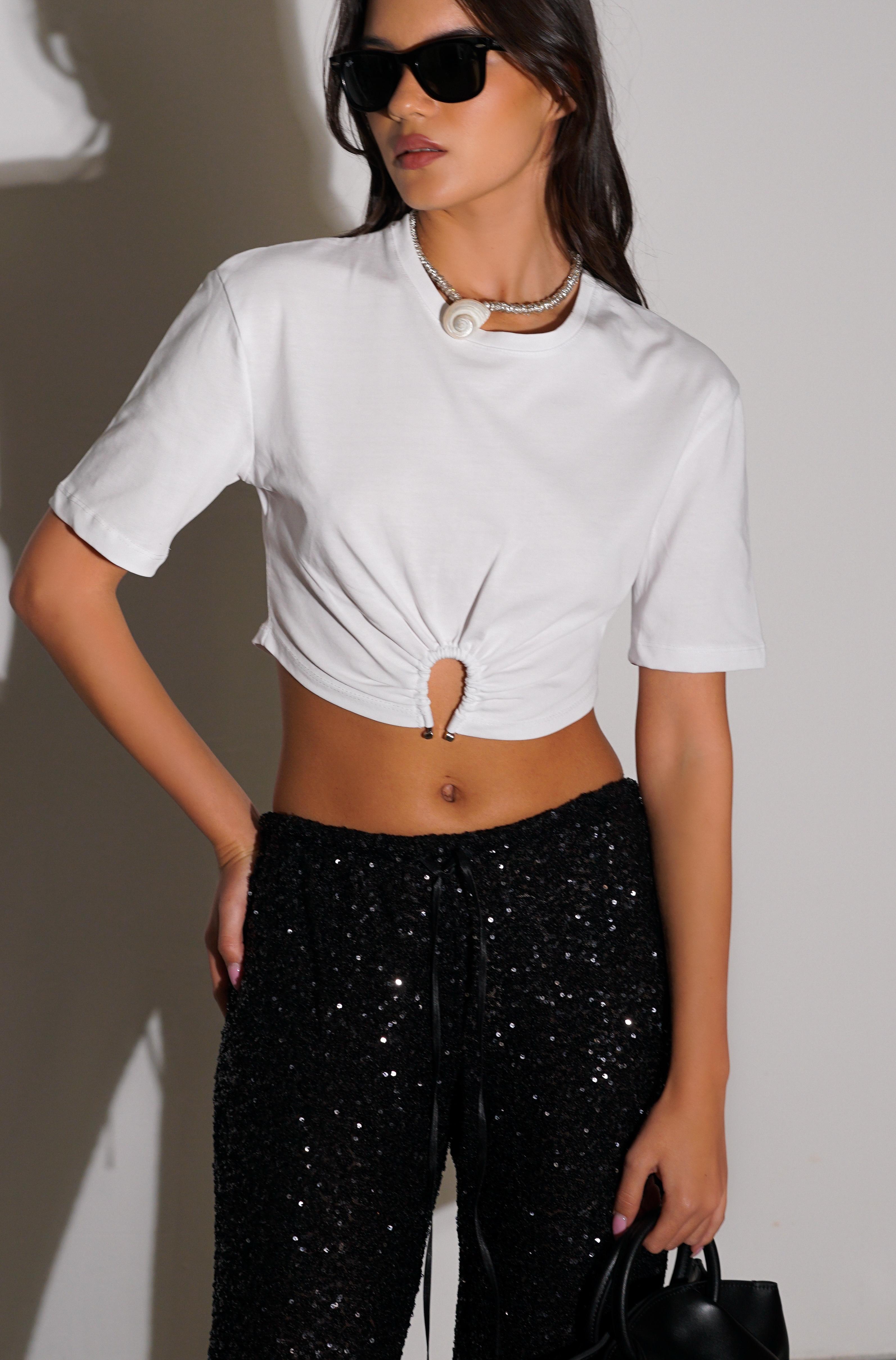 חולצת ליבר לבן