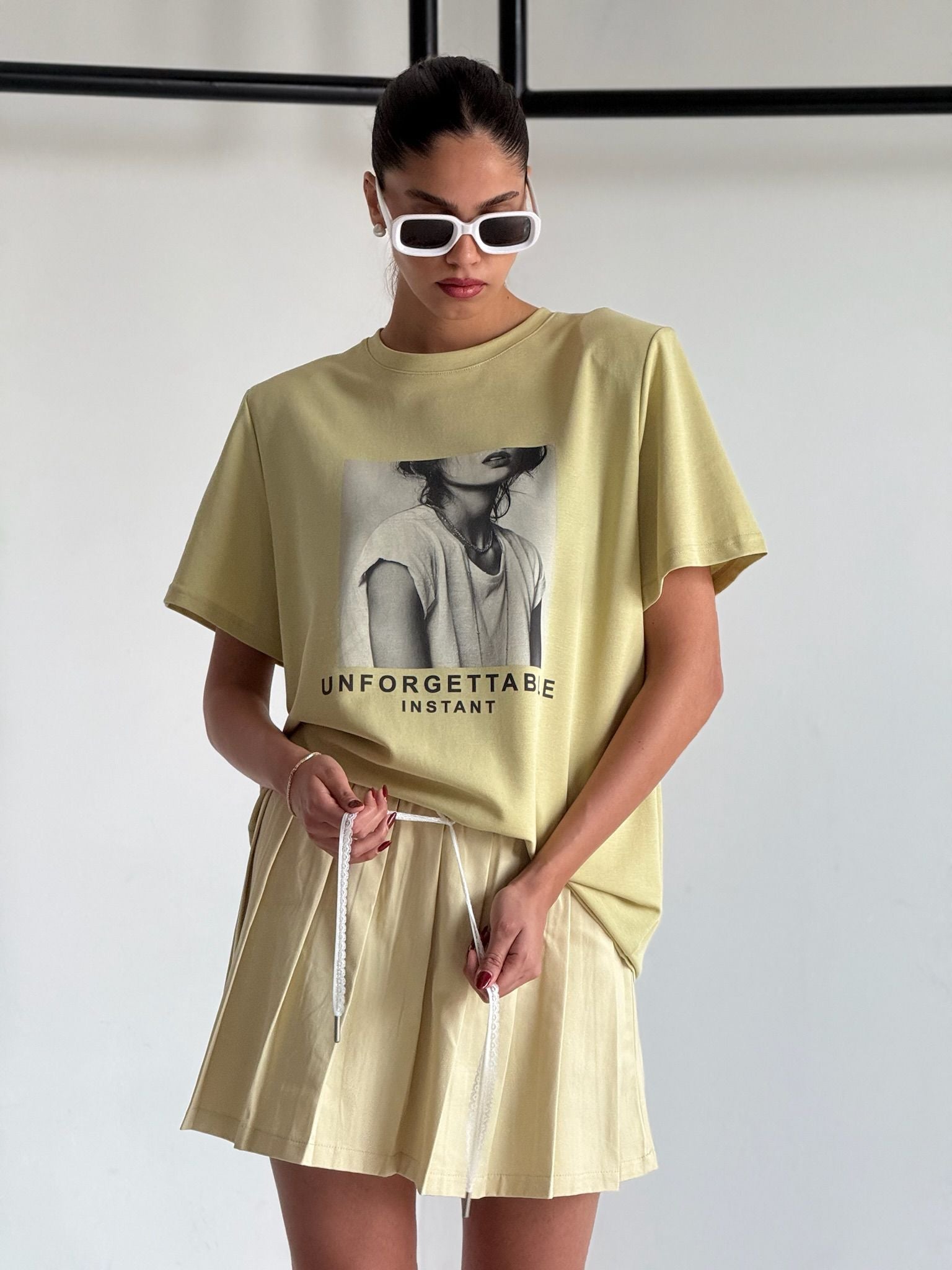 חצאית תומר צהוב