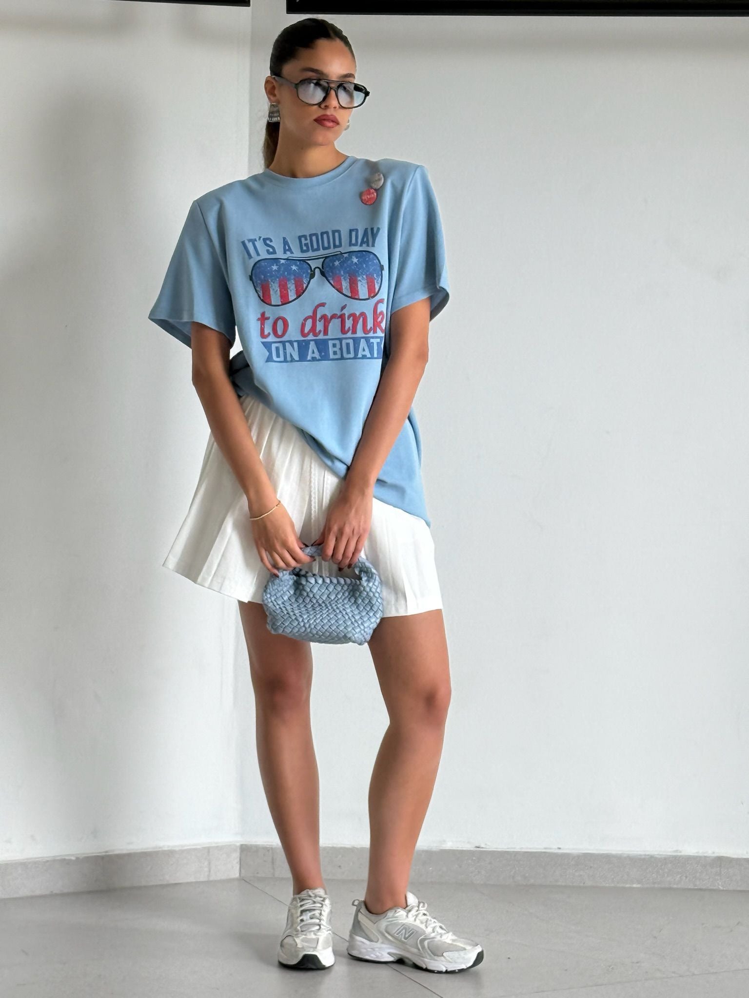 חצאית תומר לבן