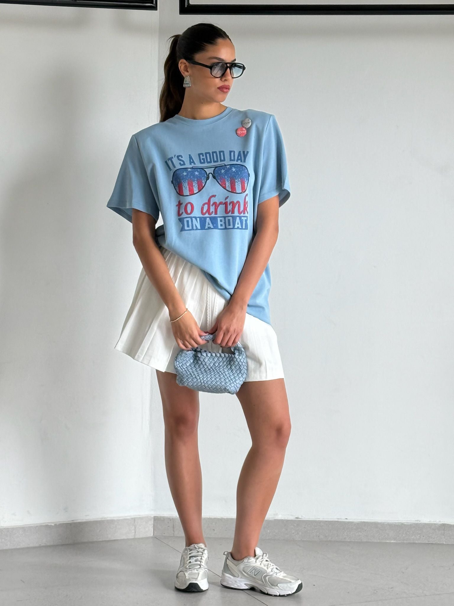 חצאית תומר לבן