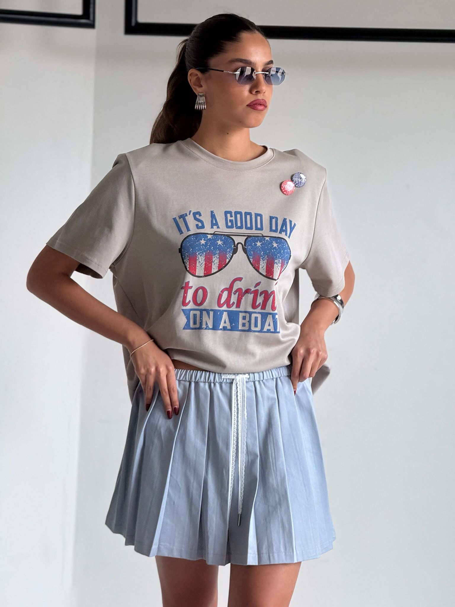 חולצת מיה בז'