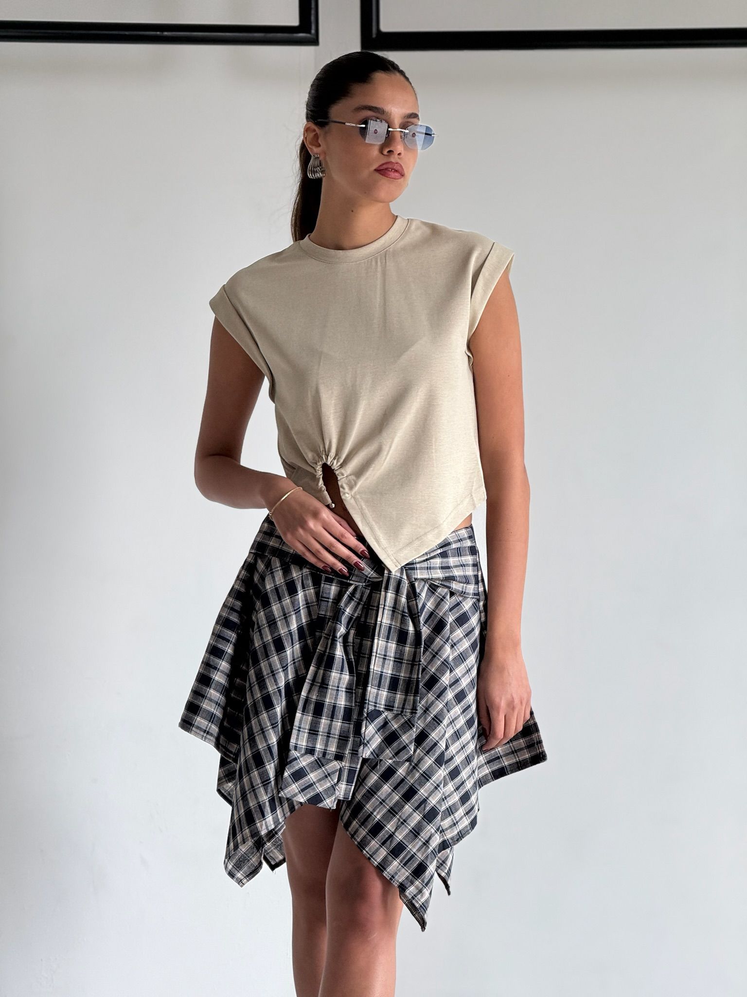 חולצת ראם בז'