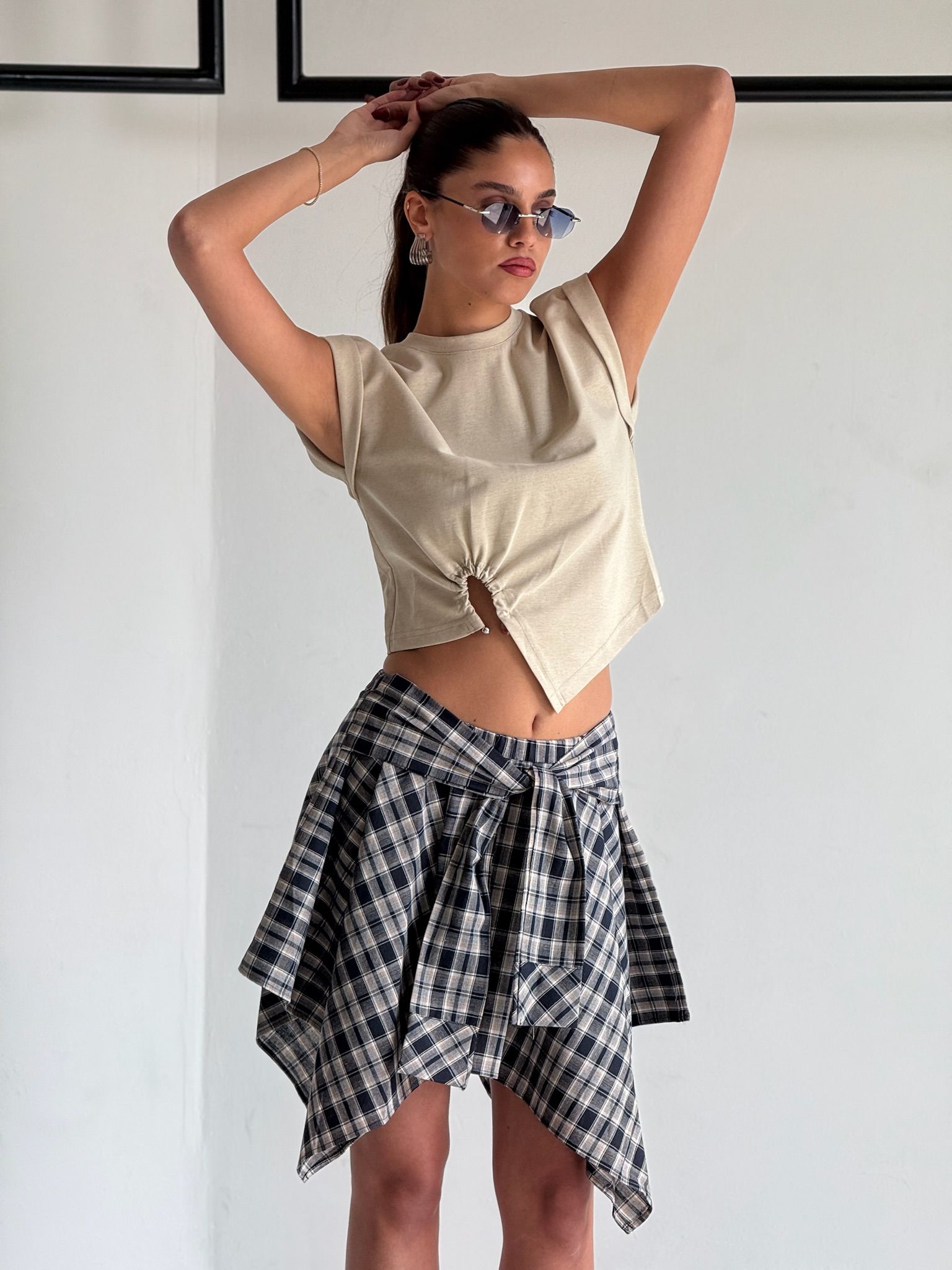 חולצת ראם בז'