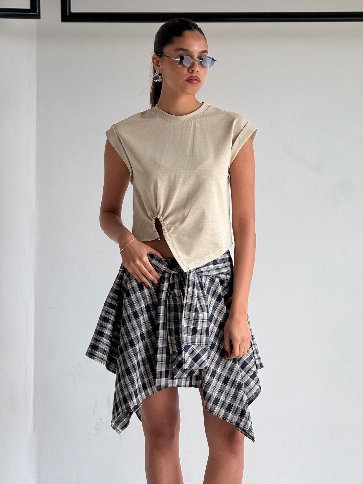 חולצת ראם בז'